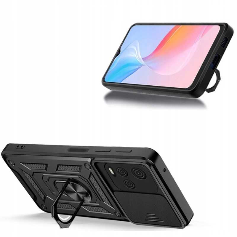 Spacecase Camring Vivo Y21S Black