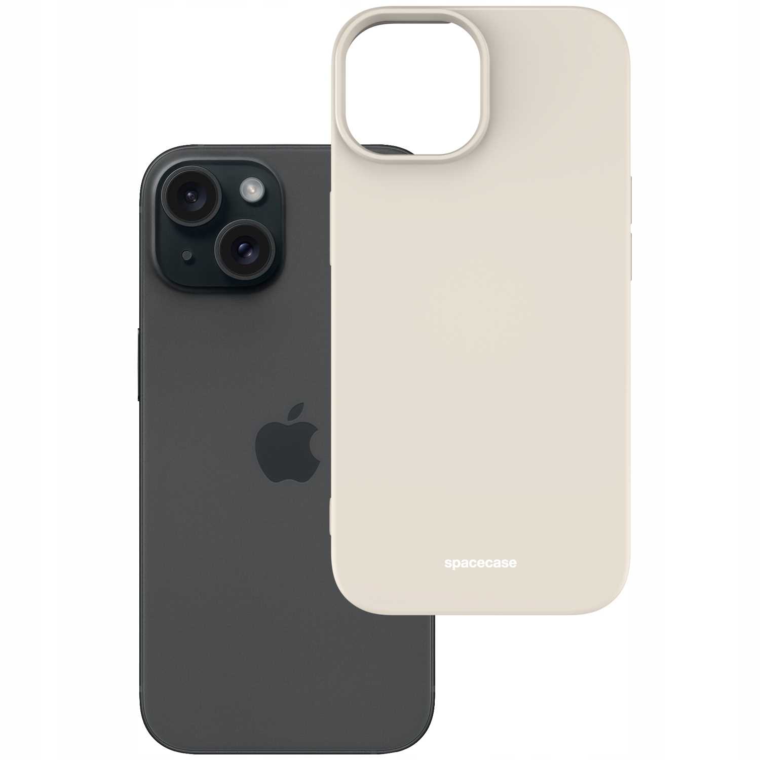 Spacecase Silicone Case Iphone 15 Bone