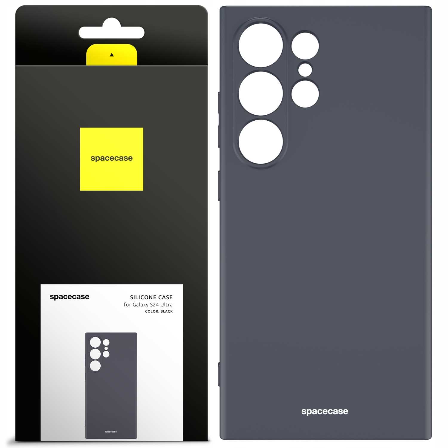 Spacecase Silicone Case Galaxy S24 Ultra Black