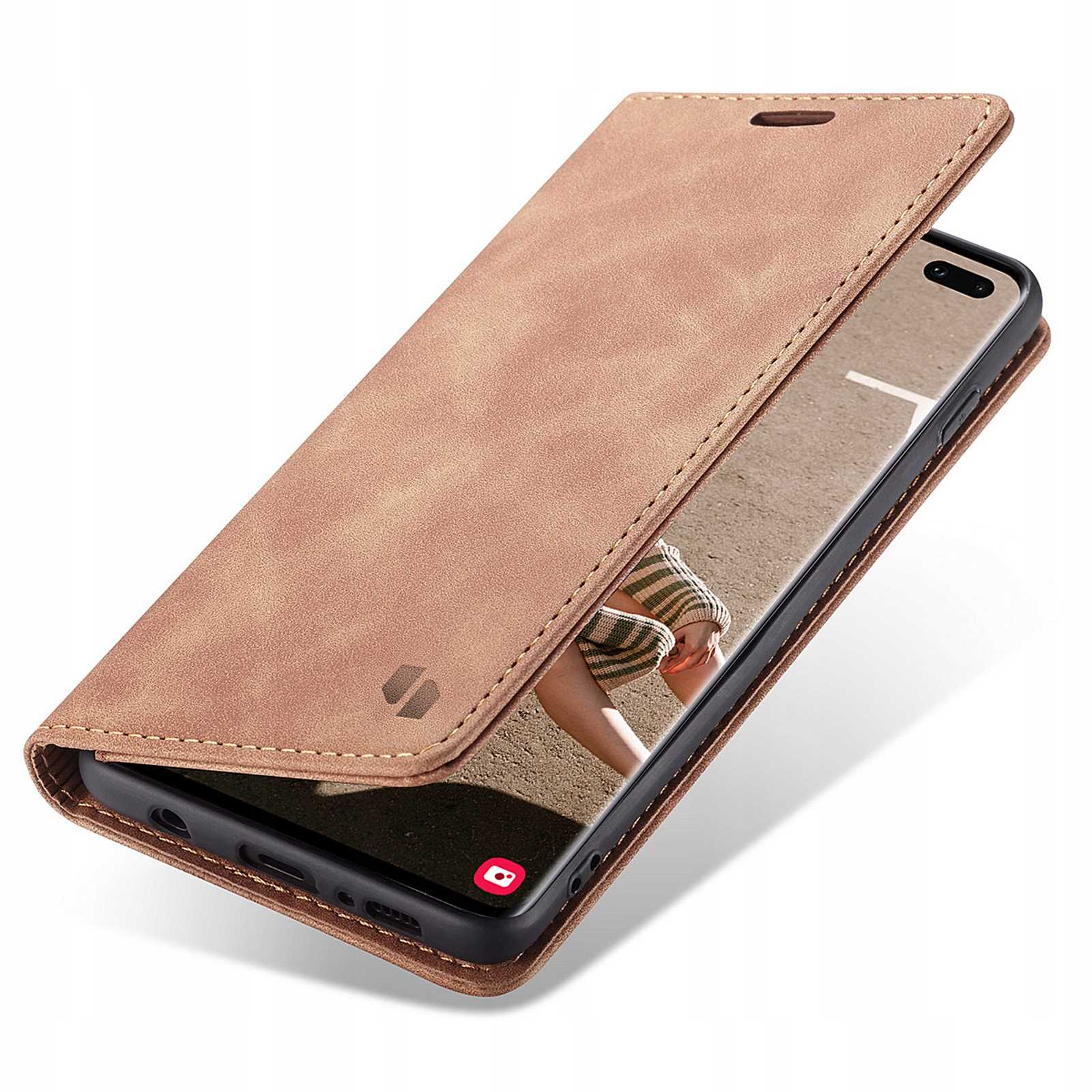 Spacecase Wallet Galaxy S10+ Light Brown