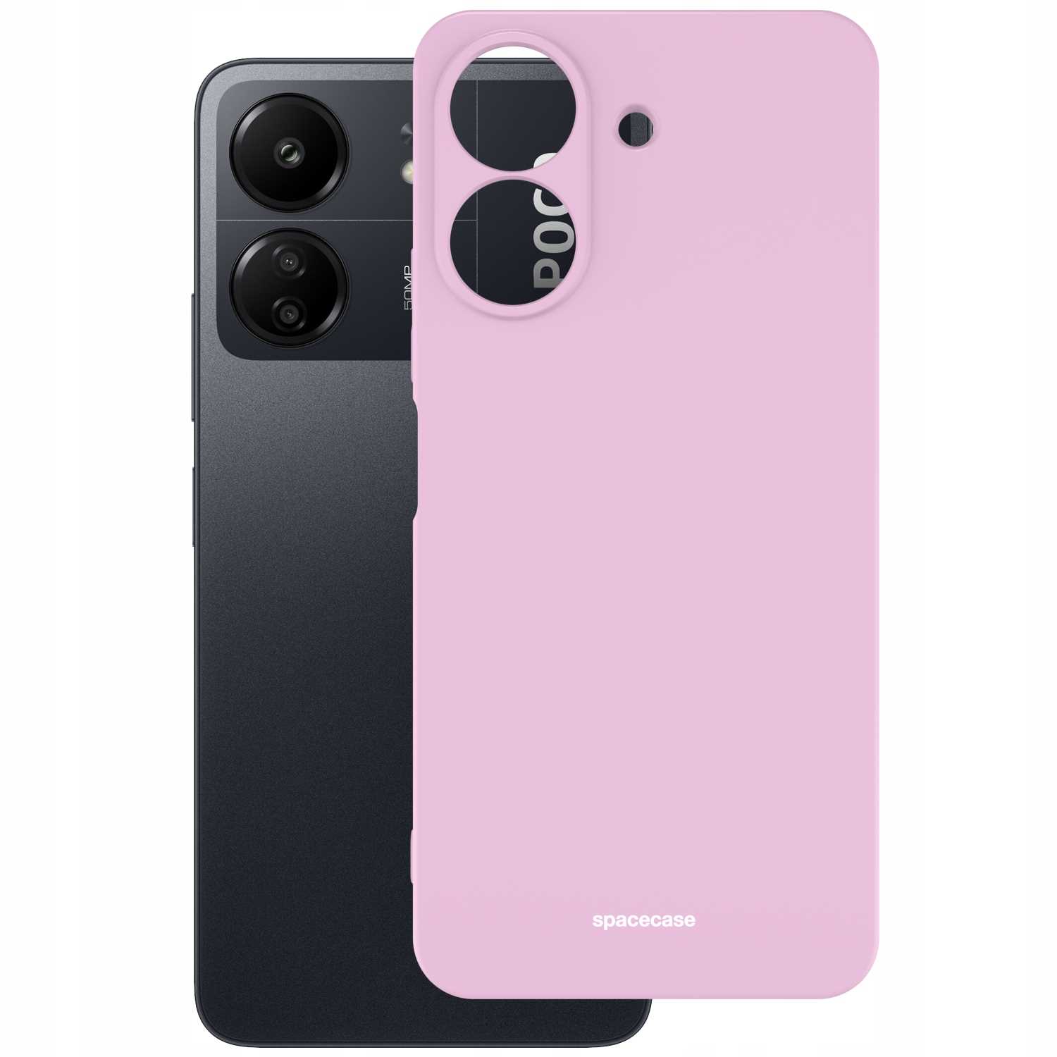 Spacecase Silicone Case Poco C65 / Redmi 13C 4G lilac