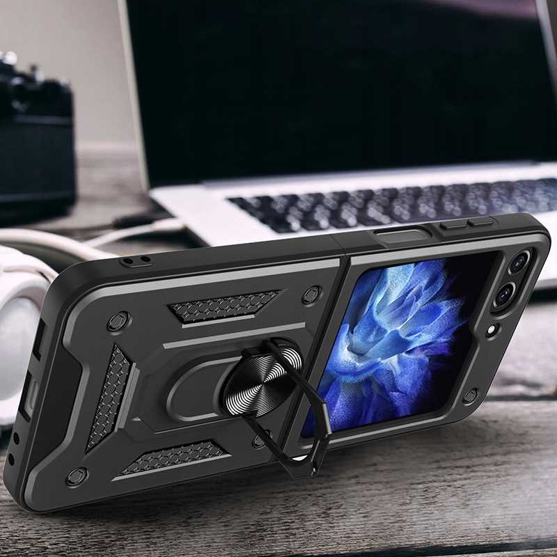Spacecase Camring Galaxy Z Flip 5 black