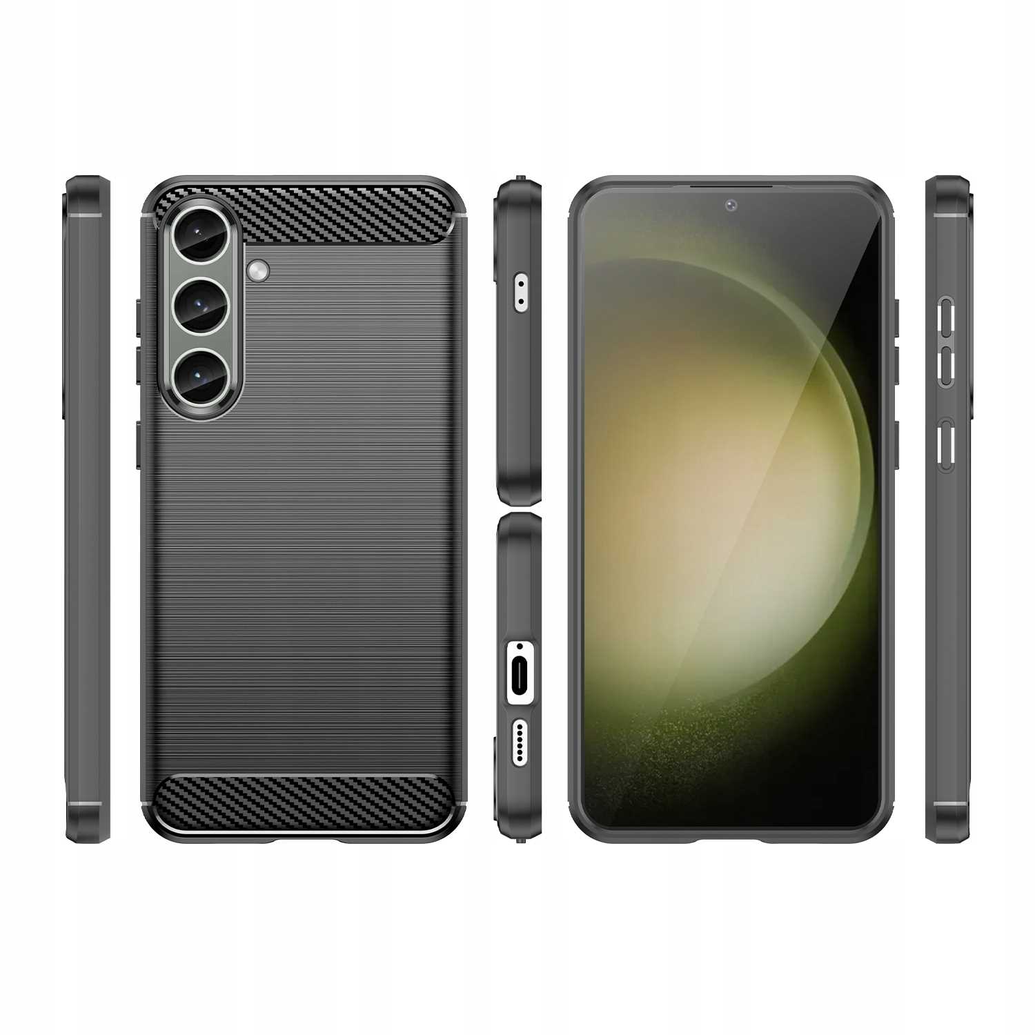 Spacecase Carbon Galaxy S24+ Black