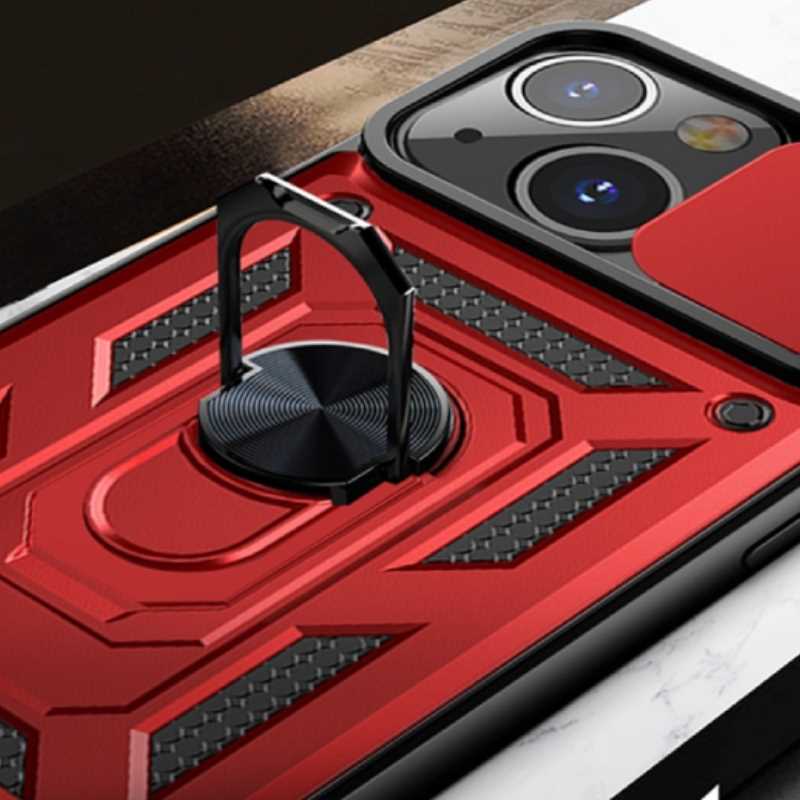 Spacecase Camring iPhone 13 red