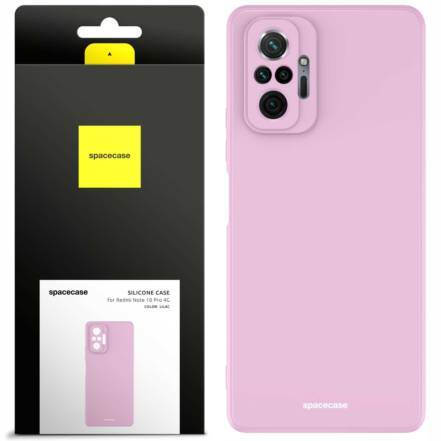 Spacecase Silicone Case Redmi Note 10 Pro Lilac
