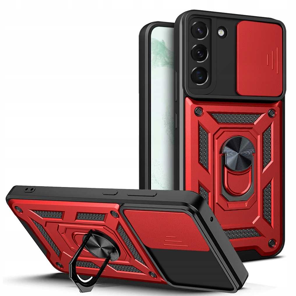 Spacecase Camring Galaxy S22+ red