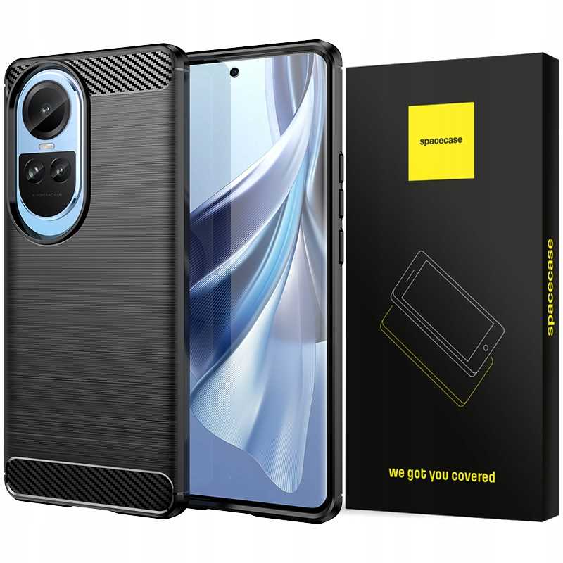 Spacecase Carbon Oppo Reno 10/10 Pro 5G black