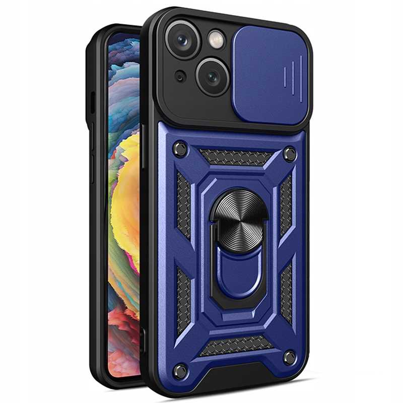 Spacecase Camring iPhone 15 blue