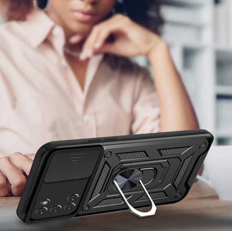 Spacecase Camring Oppo A52/A72 Black