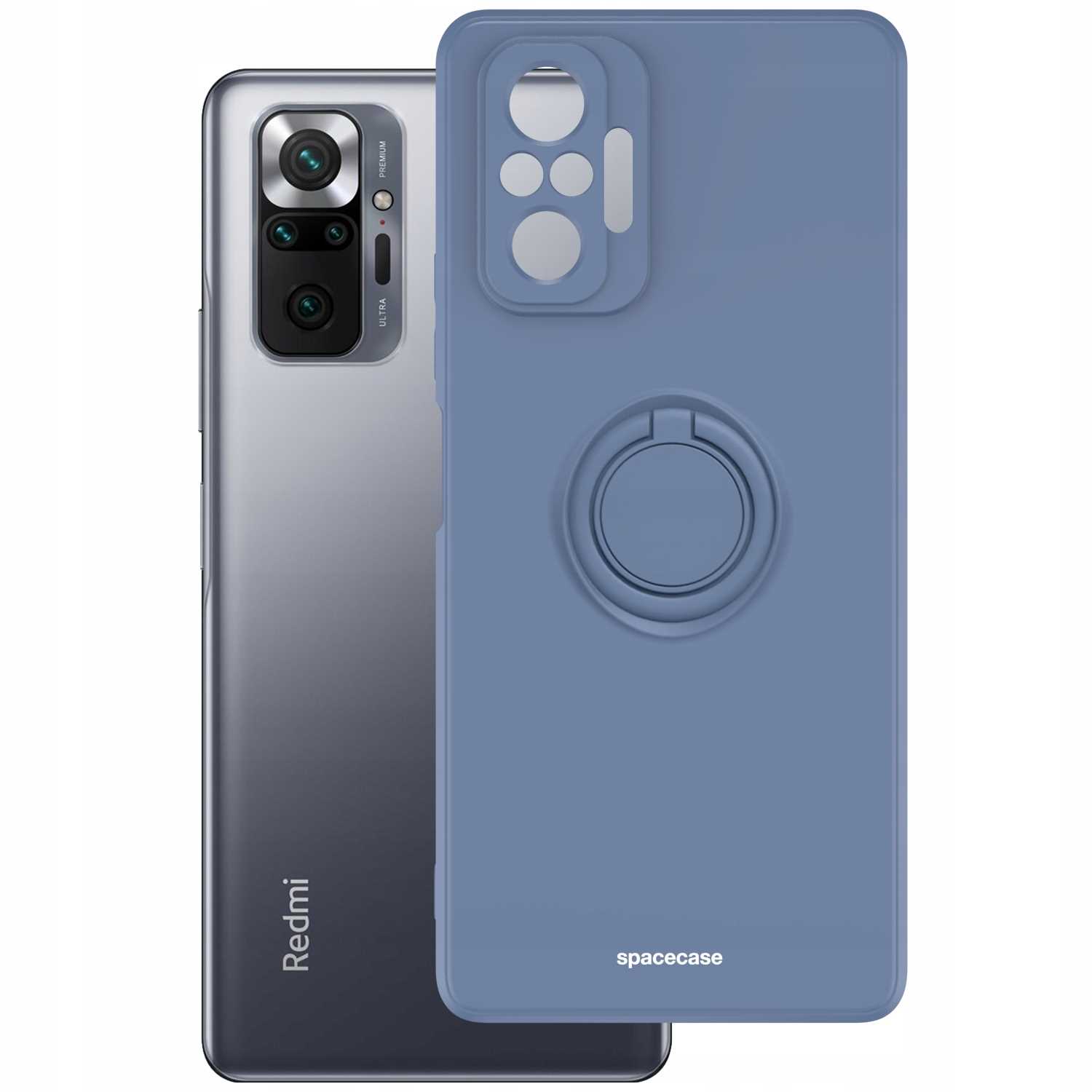 Spacecase Silicone Ring Redmi Note 10 Pro blue
