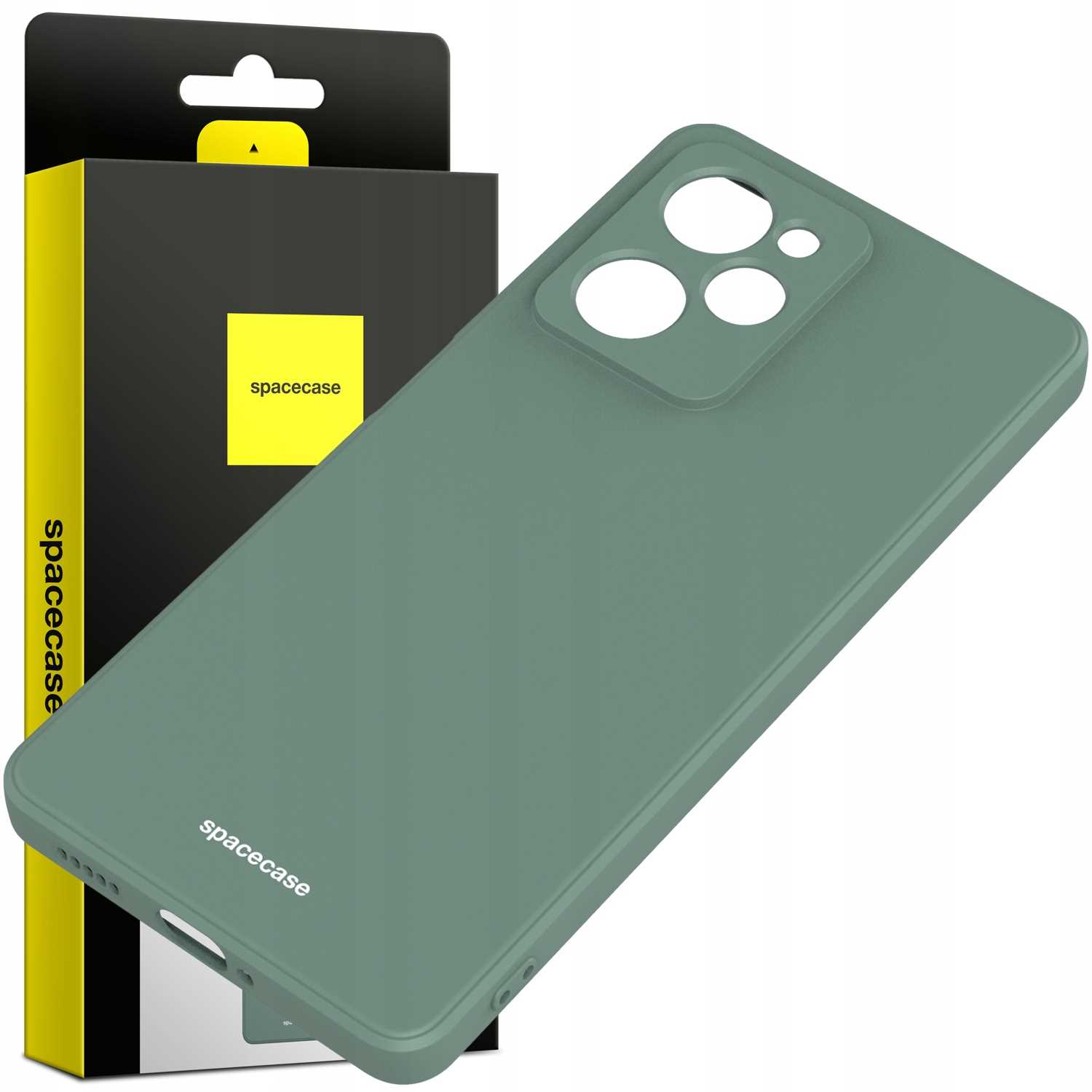 Spacecase Silicone Case Poco X5 Pro 5G dark green