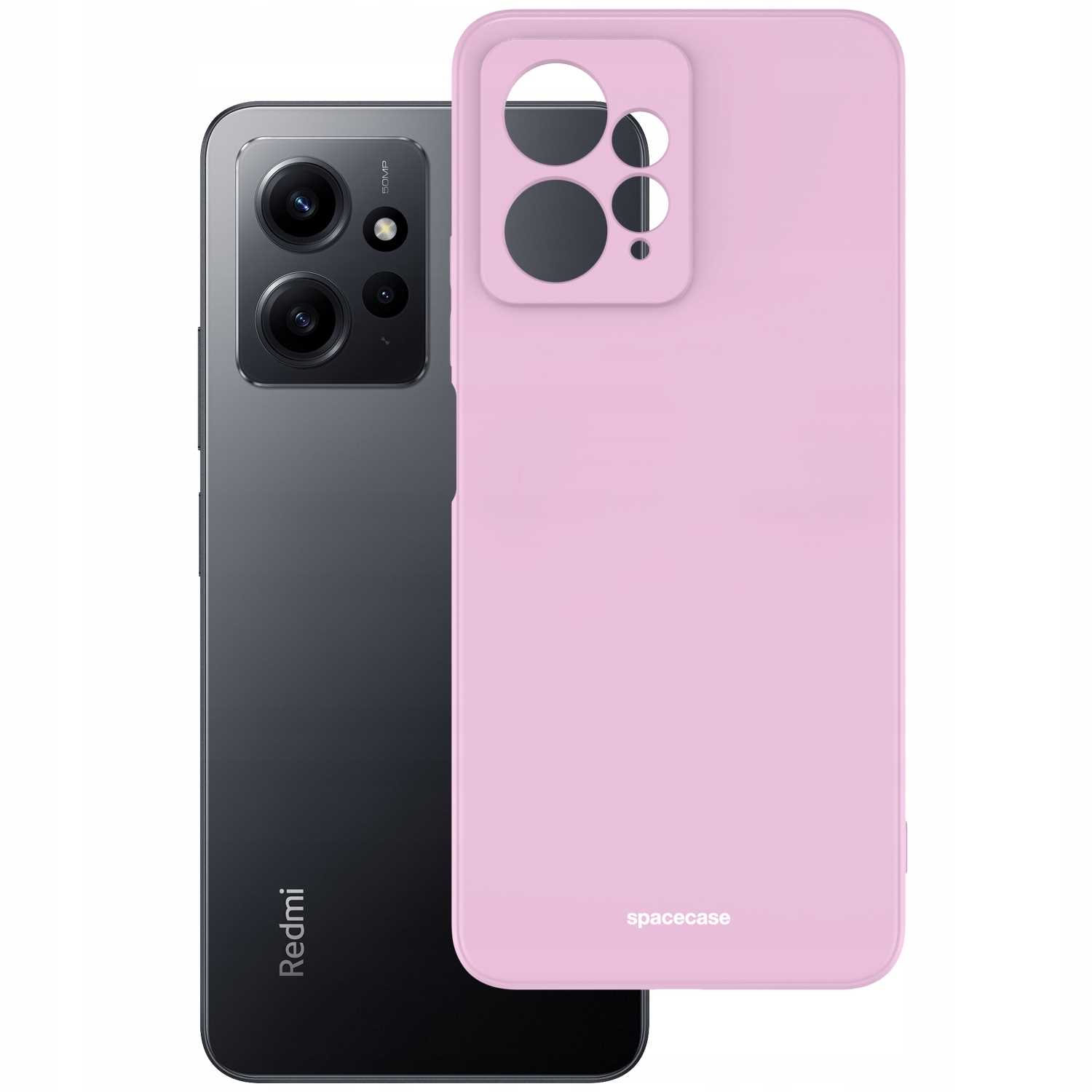 Spacecase Silicone Case Redmi Note 12 4G Lilac