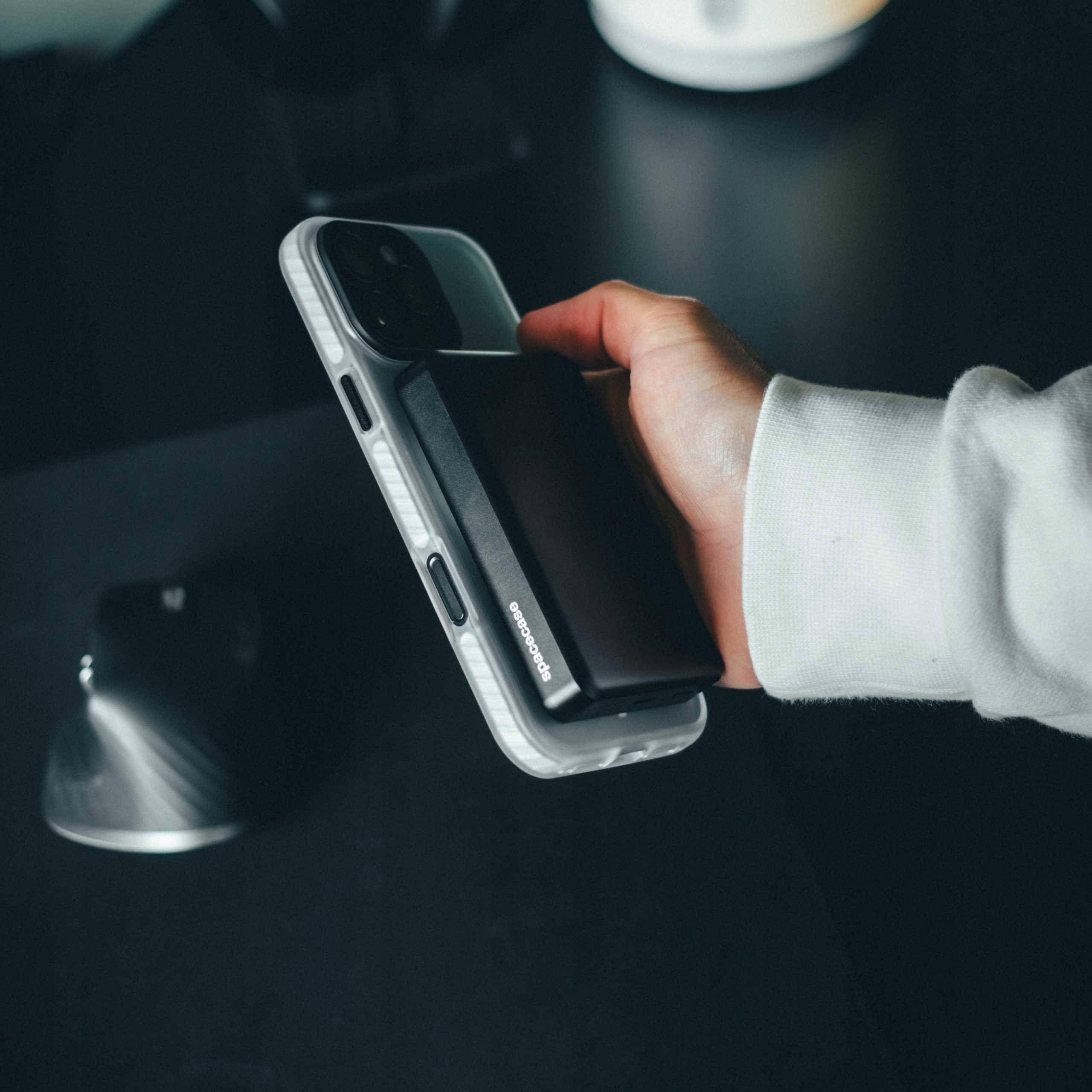 Spacecase Powerbank 10000Mah Snappack 20W Pb04-B Black