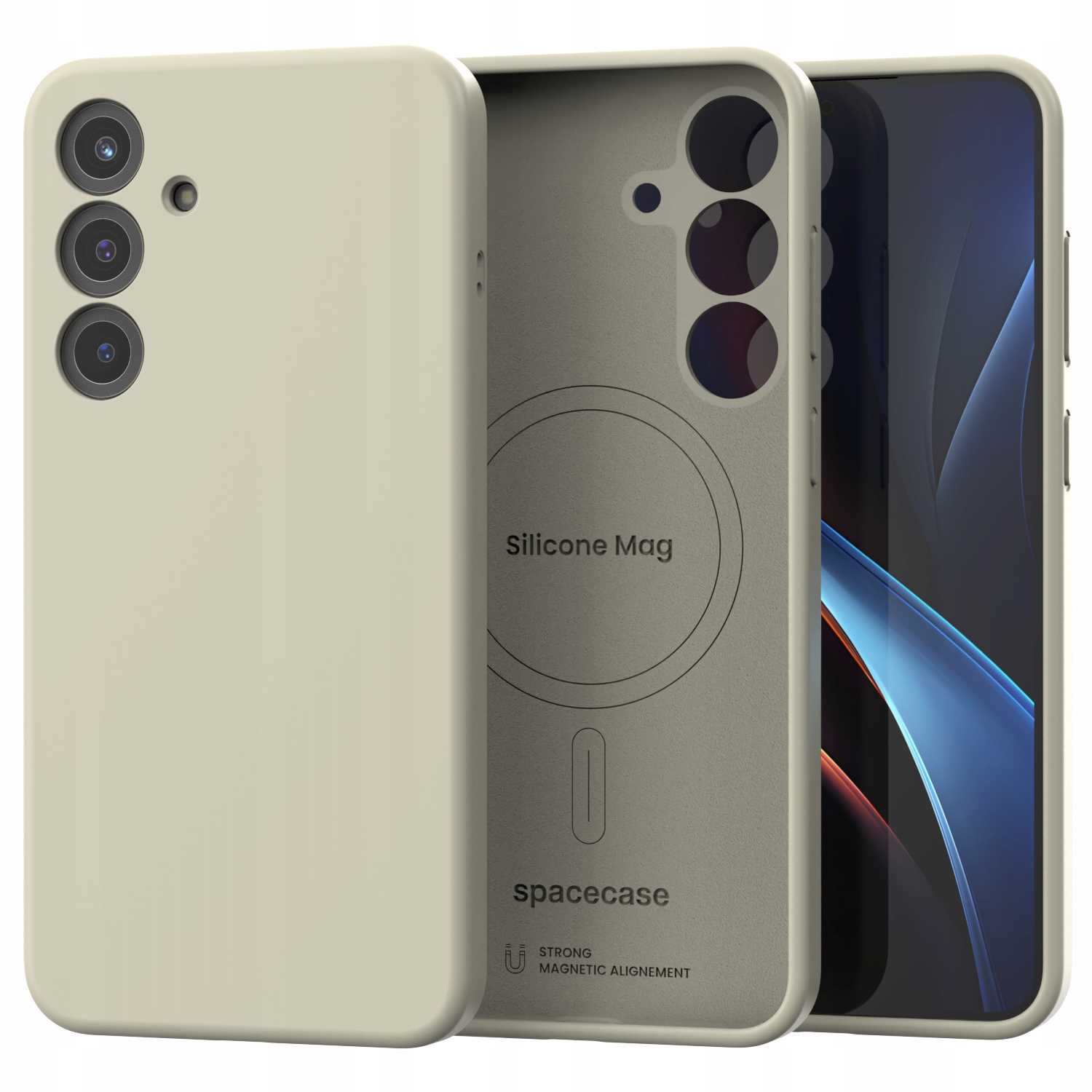 Spacecase Silicone Mag Galaxy S25+ beige