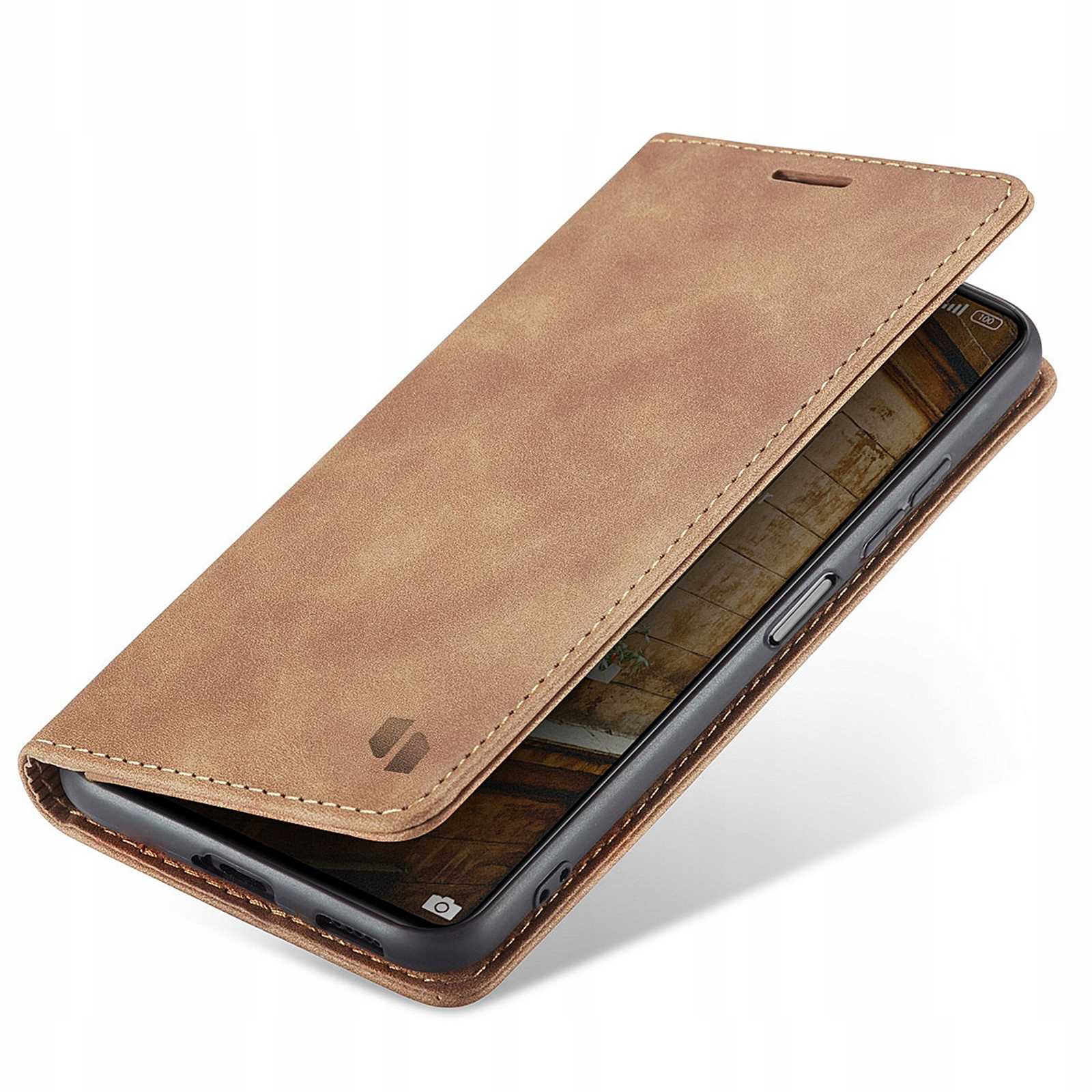 Spacecase Wallet Mi 10T Lite Light Brown
