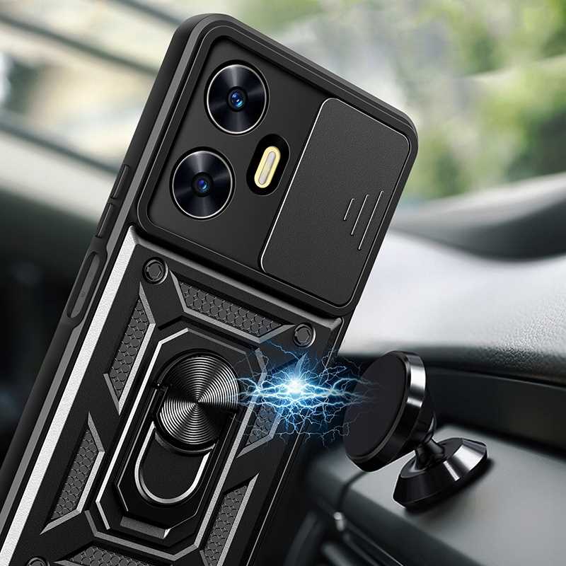 Spacecase Camring Realme C55 black