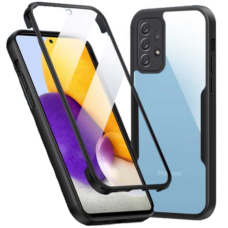 Spacecase Beetle 360 Galaxy A72 Czarny