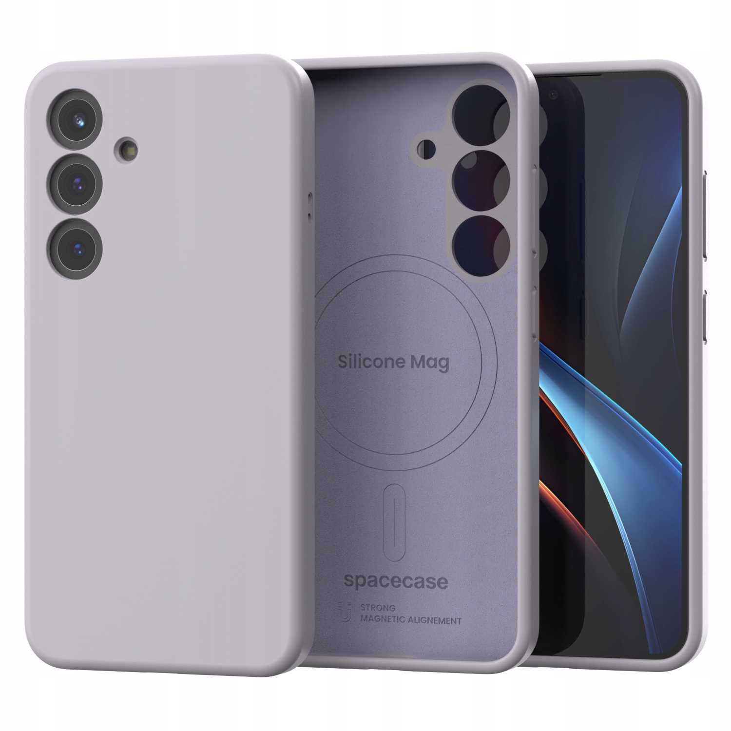 Spacecase Silicone Mag Galaxy S25 Light Purple