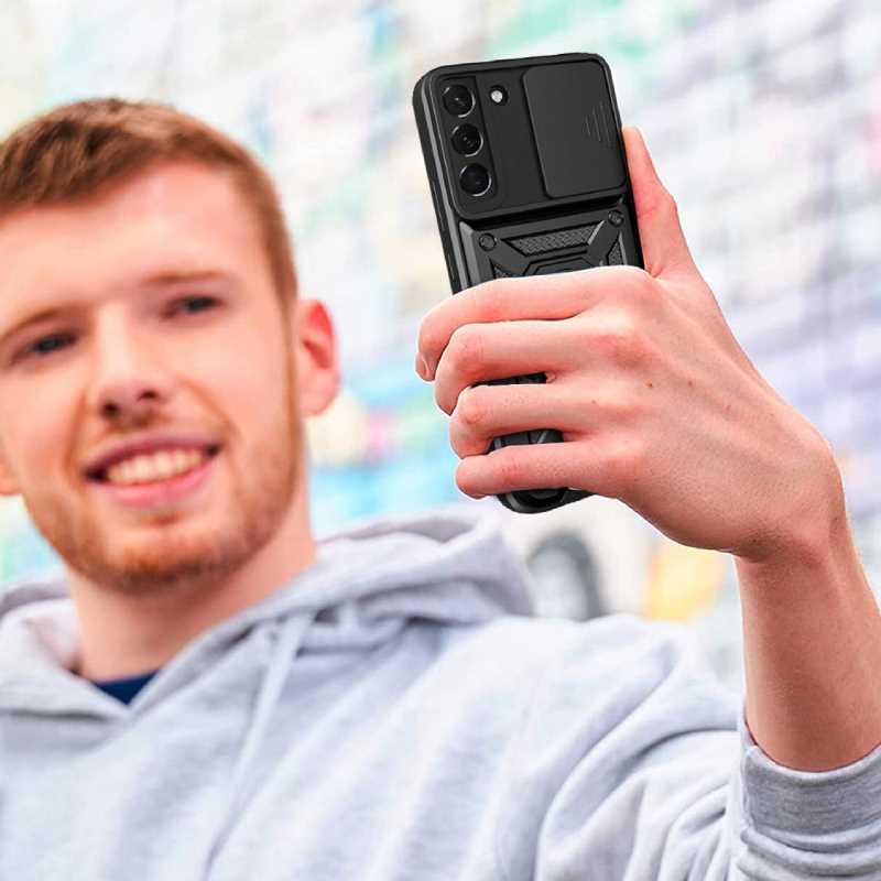 Spacecase Camring Galaxy S22+ black