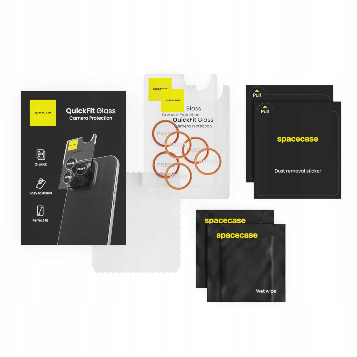 Spacecase Quickfit Camera iPhone 17 Pro / 17 Pro Max orange