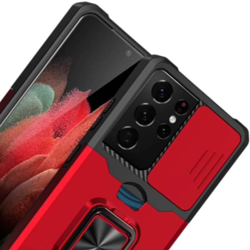 Spacecase Task Galaxy S21 Ultra czerwony