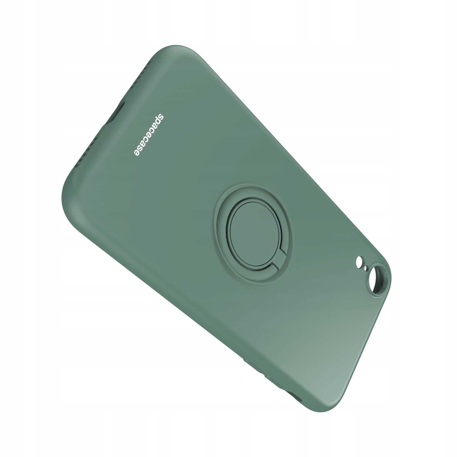 Spacecase Silicone Ring iPhone Xr dark green