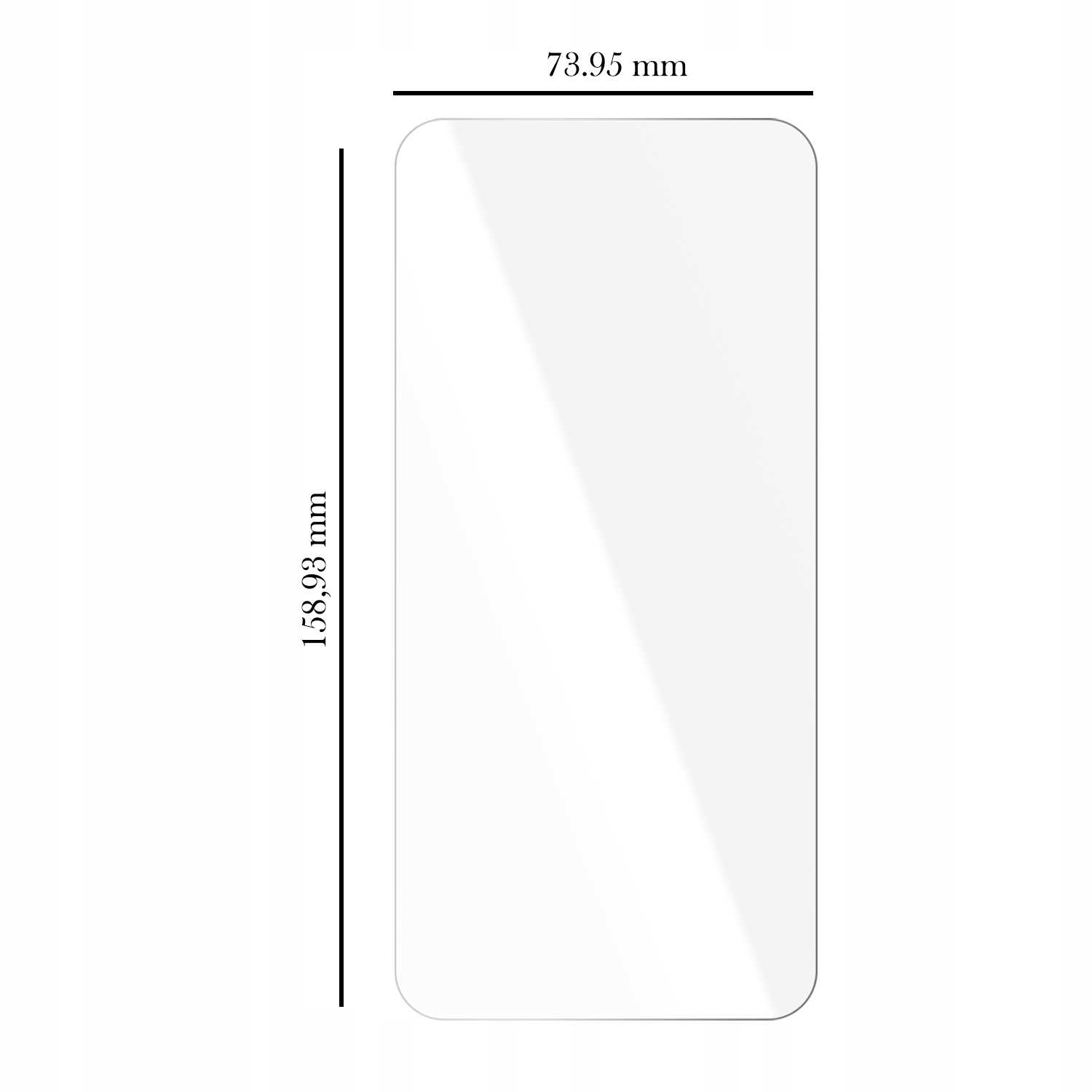 Spacecase Glass Clear 2.5D Poco F7 5G