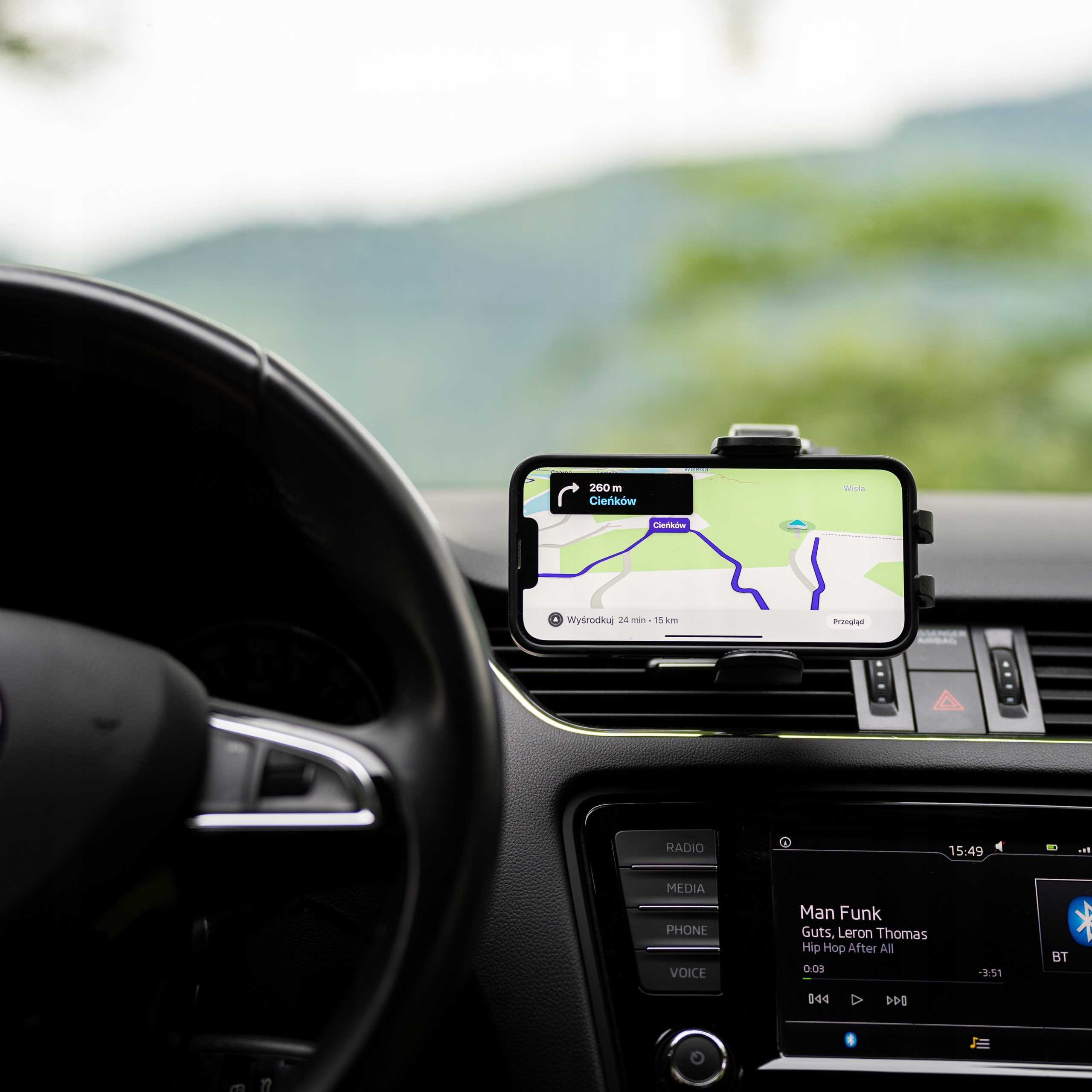 Spacecase Car Holder SC14 Ghost Dash black