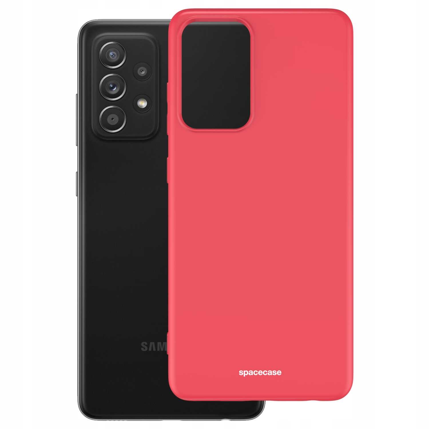 Spacecase Silicone Case Galaxy A52/A52S Red