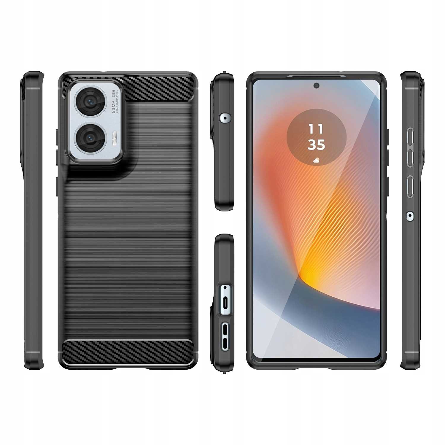 Spacecase Carbon Motorola G85 5G Black