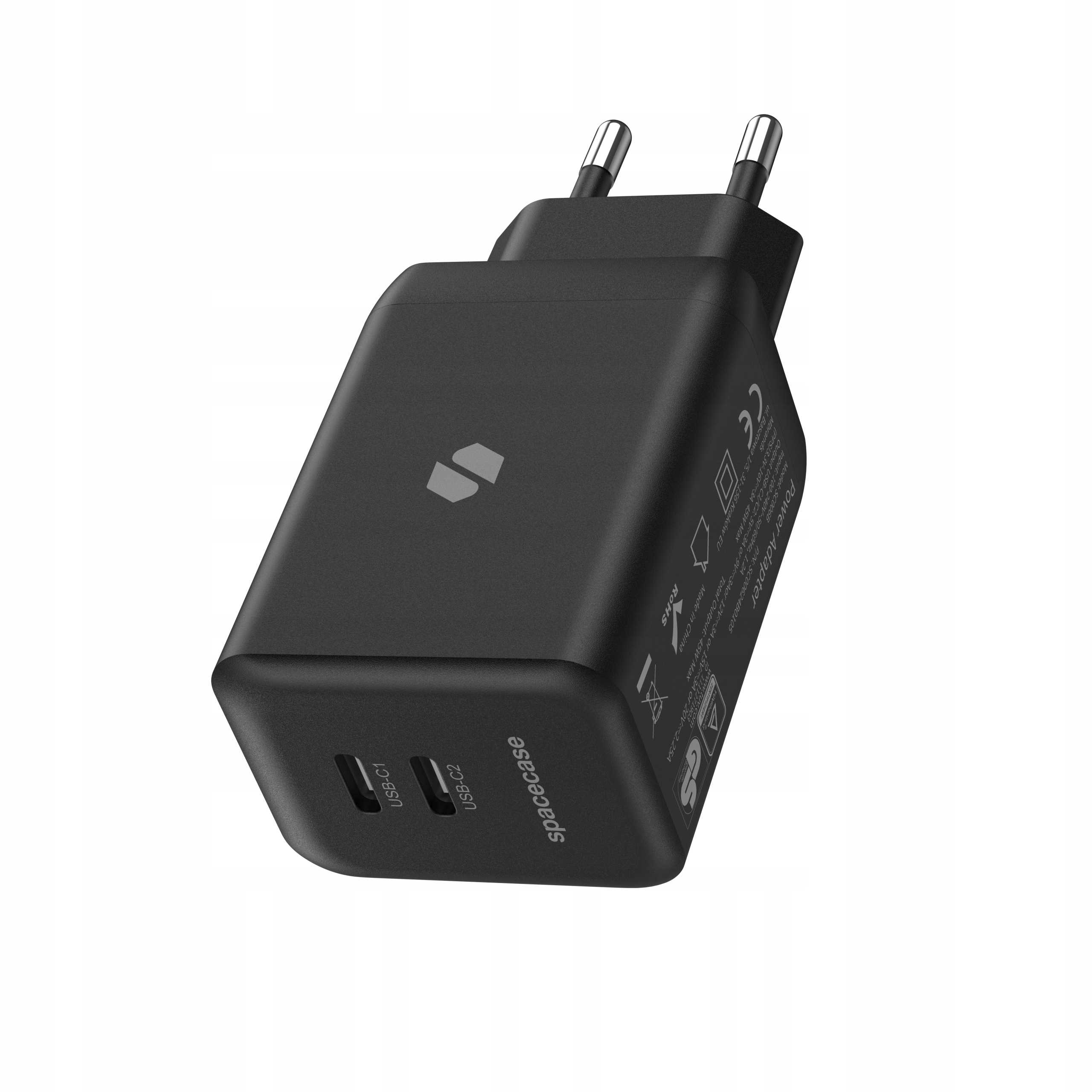 Spacecase USB Charger 45W GaN SC006B black