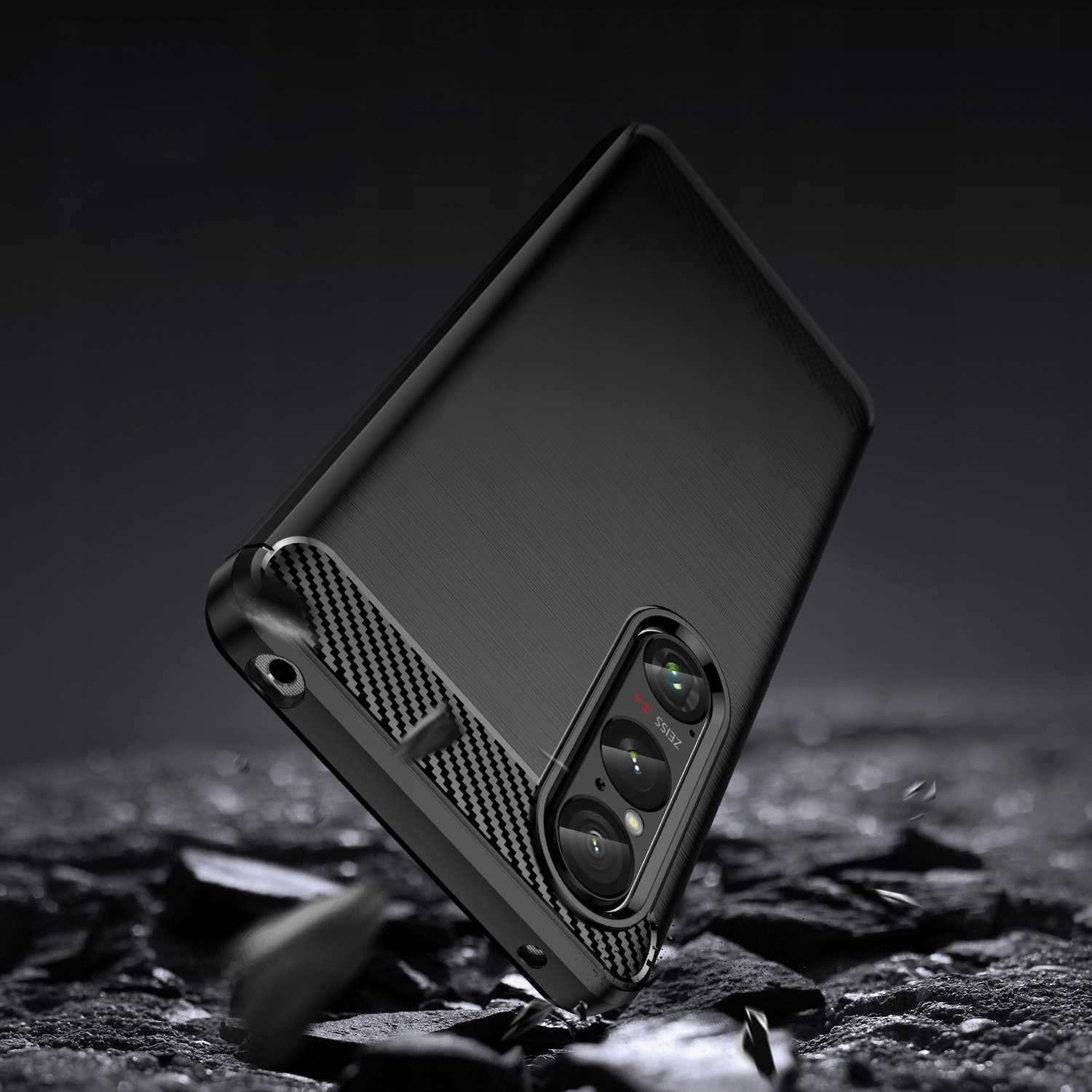 Spacecase Carbon Xperia 1 VI black