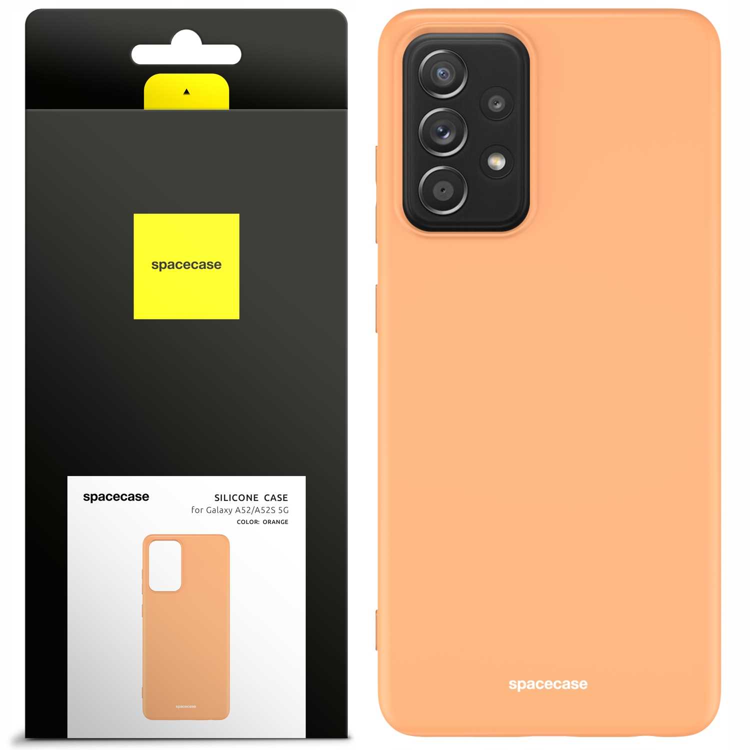 Spacecase Silicone Case Galaxy A52/A52S Orange