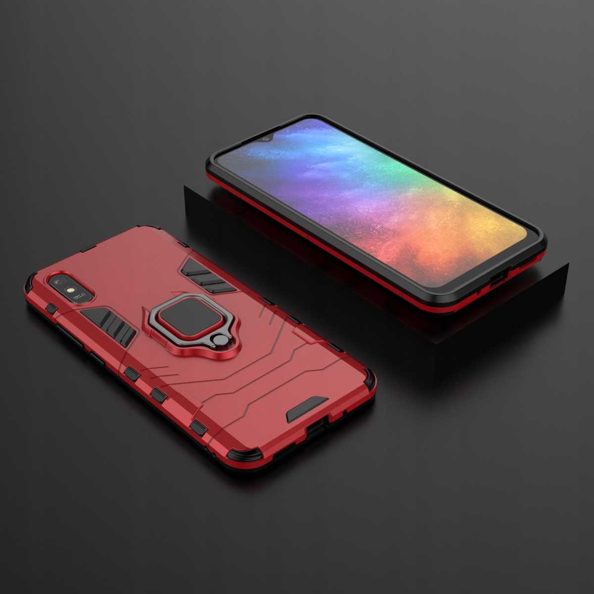 Spacecase X-Ring Redmi 9A / 9AT czerwony