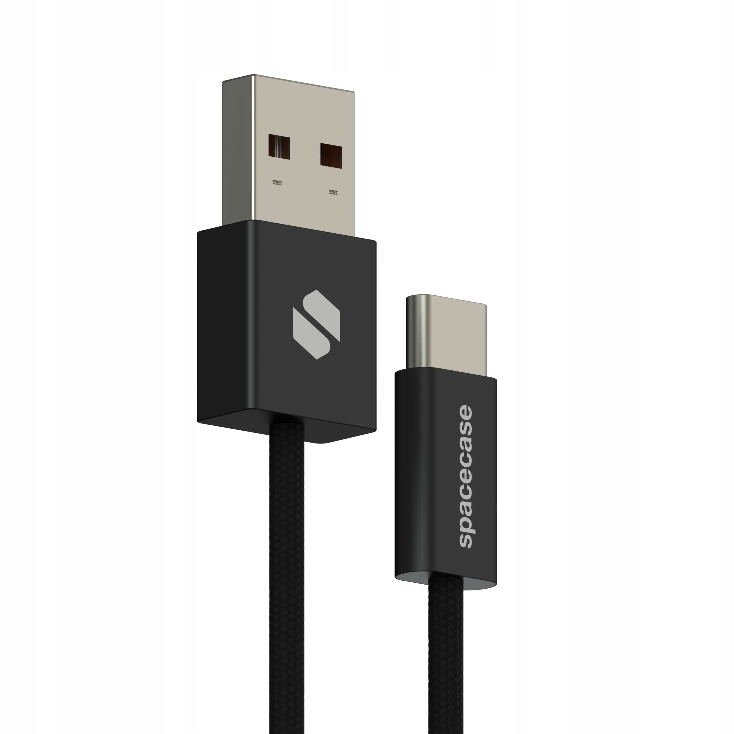 Spacecase Usb-A To Usb-C Magnetic Cable 1M 32W Cl07 Black