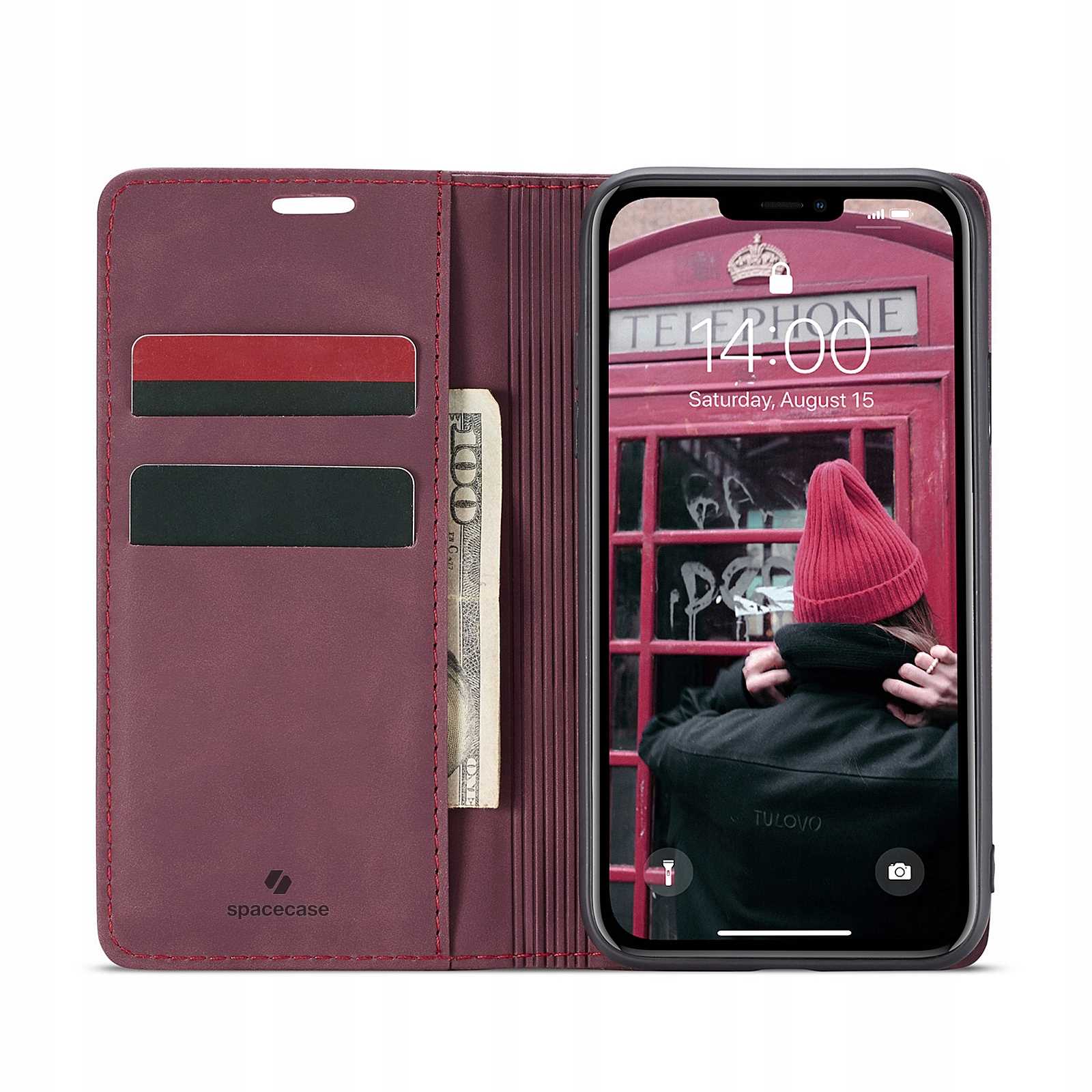 Spacecase Wallet Iphone 11 Red