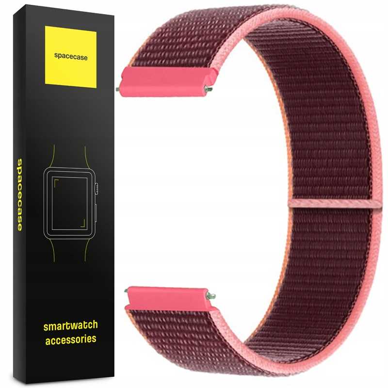 Spacecase Nylon Strap 20Mm Purple/Pink