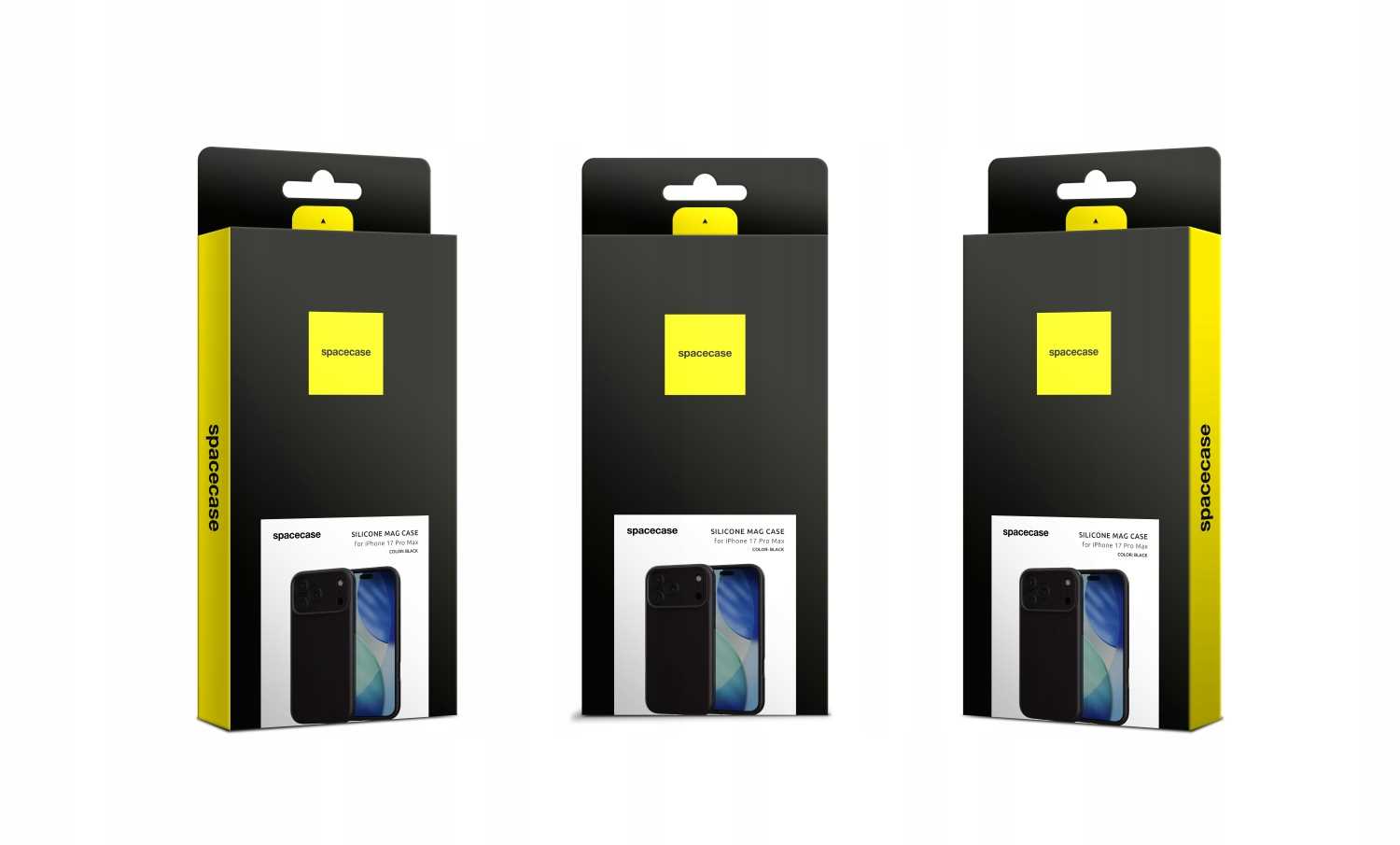 Spacecase Silicone Mag iPhone 17 Pro Max black