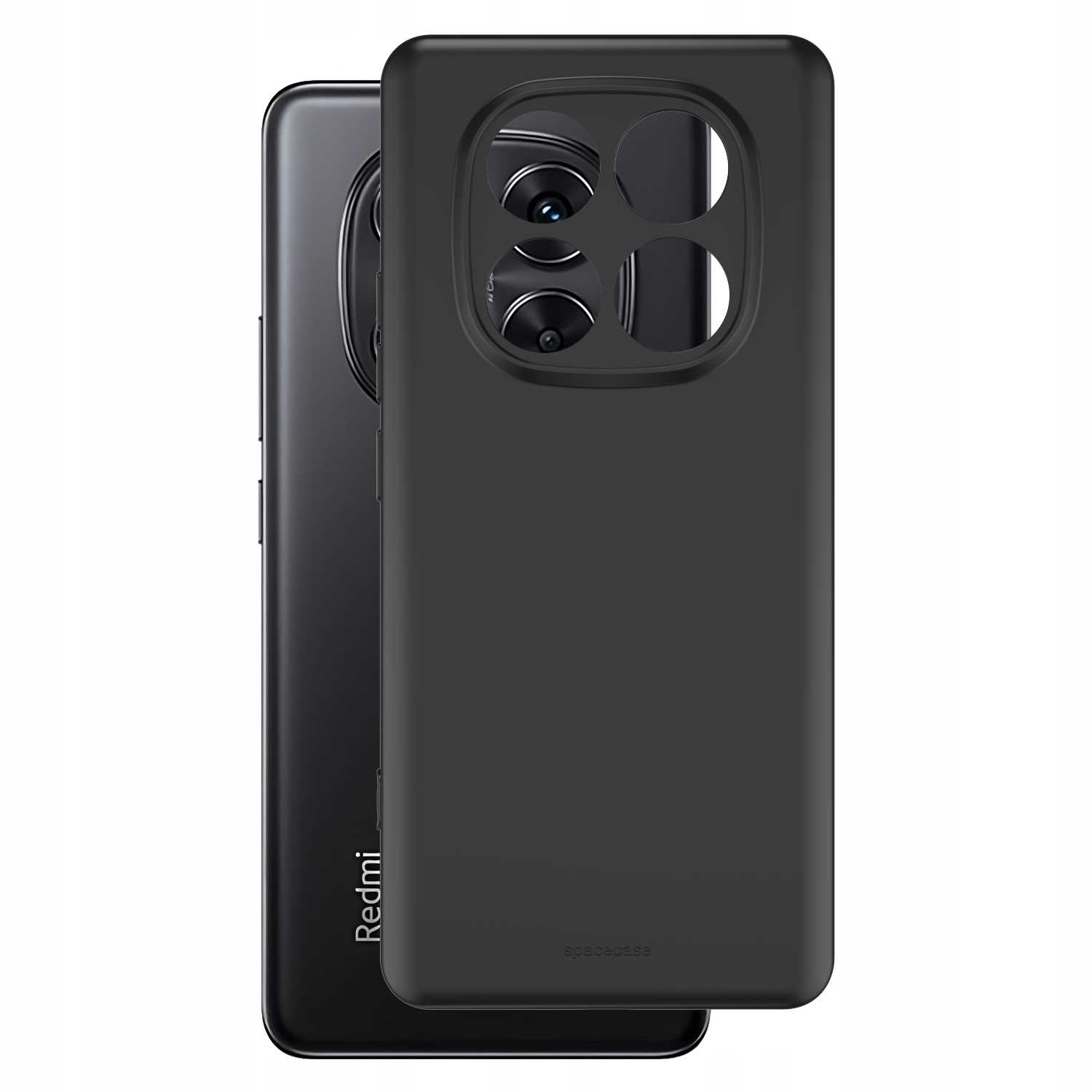 Spacecase Silicone Case 3.0 Redmi Note 14 Pro 5G black