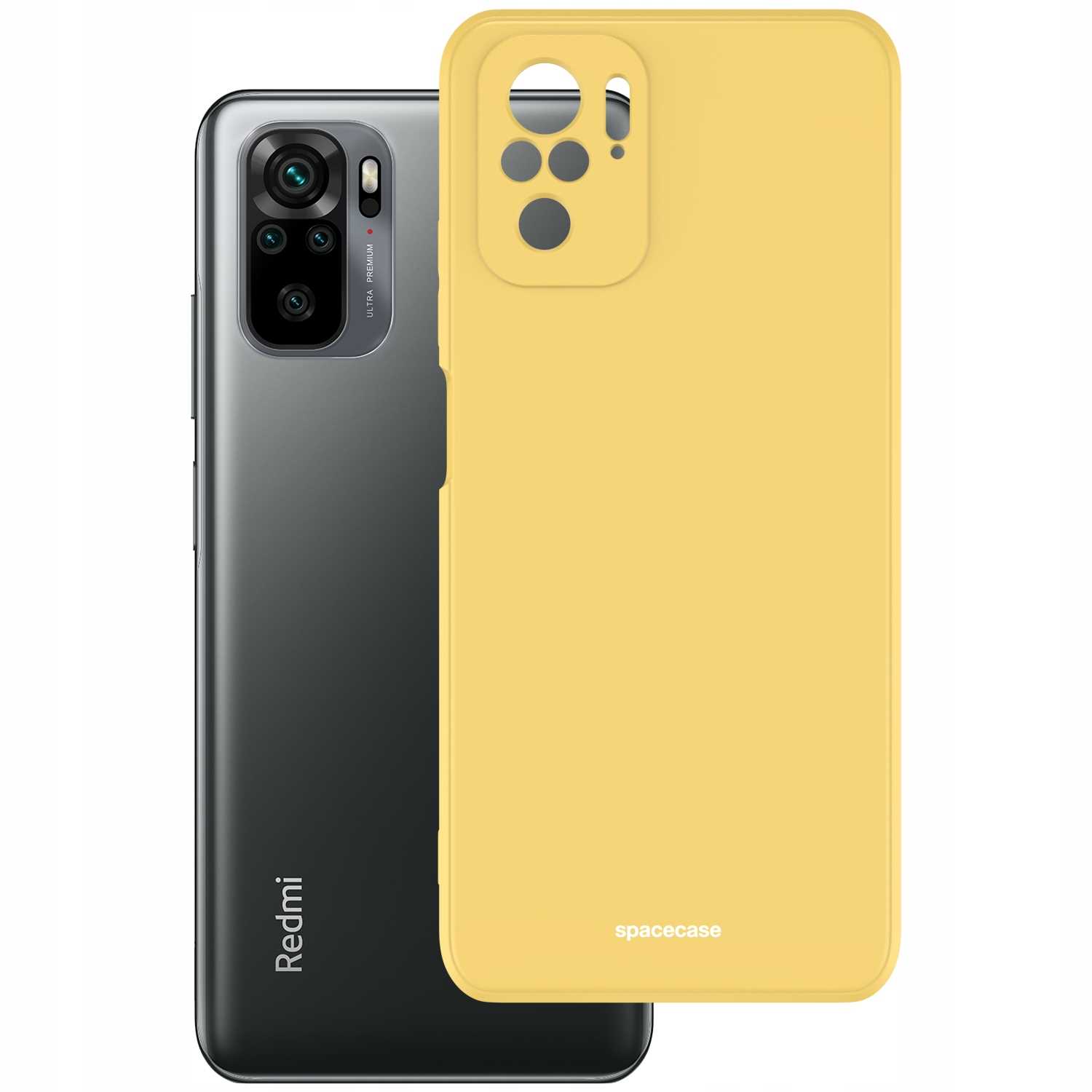 Spacecase Silicone Case Redmi Note 10/10s yellow