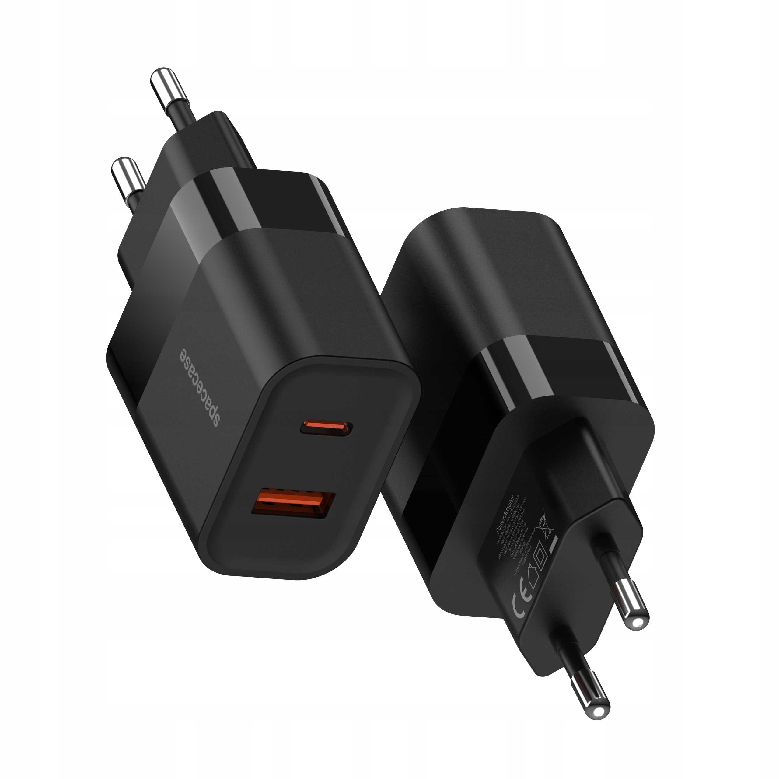 Spacecase USB Charger 20W SC001B black