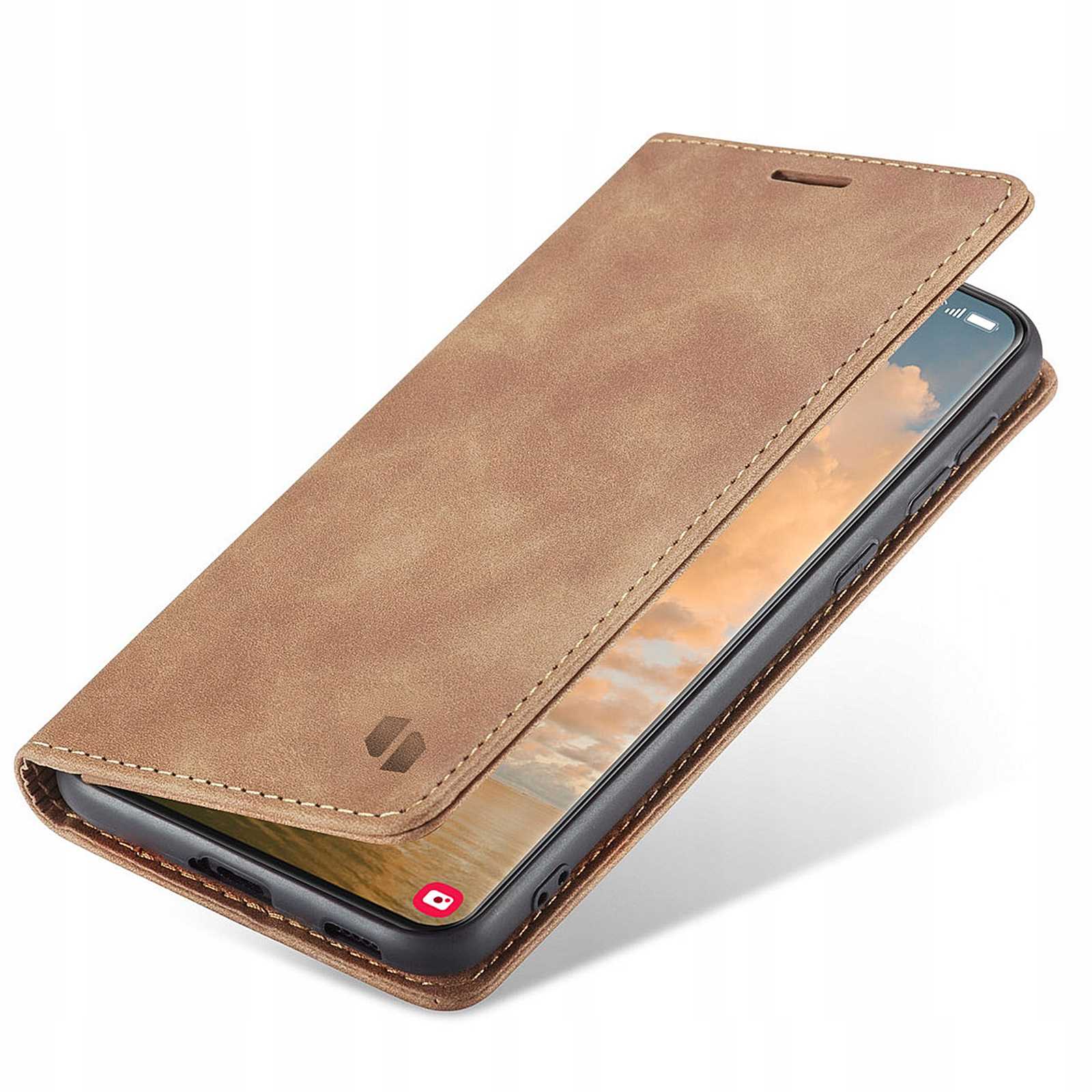 Spacecase Wallet Galaxy S21 Ultra light brown