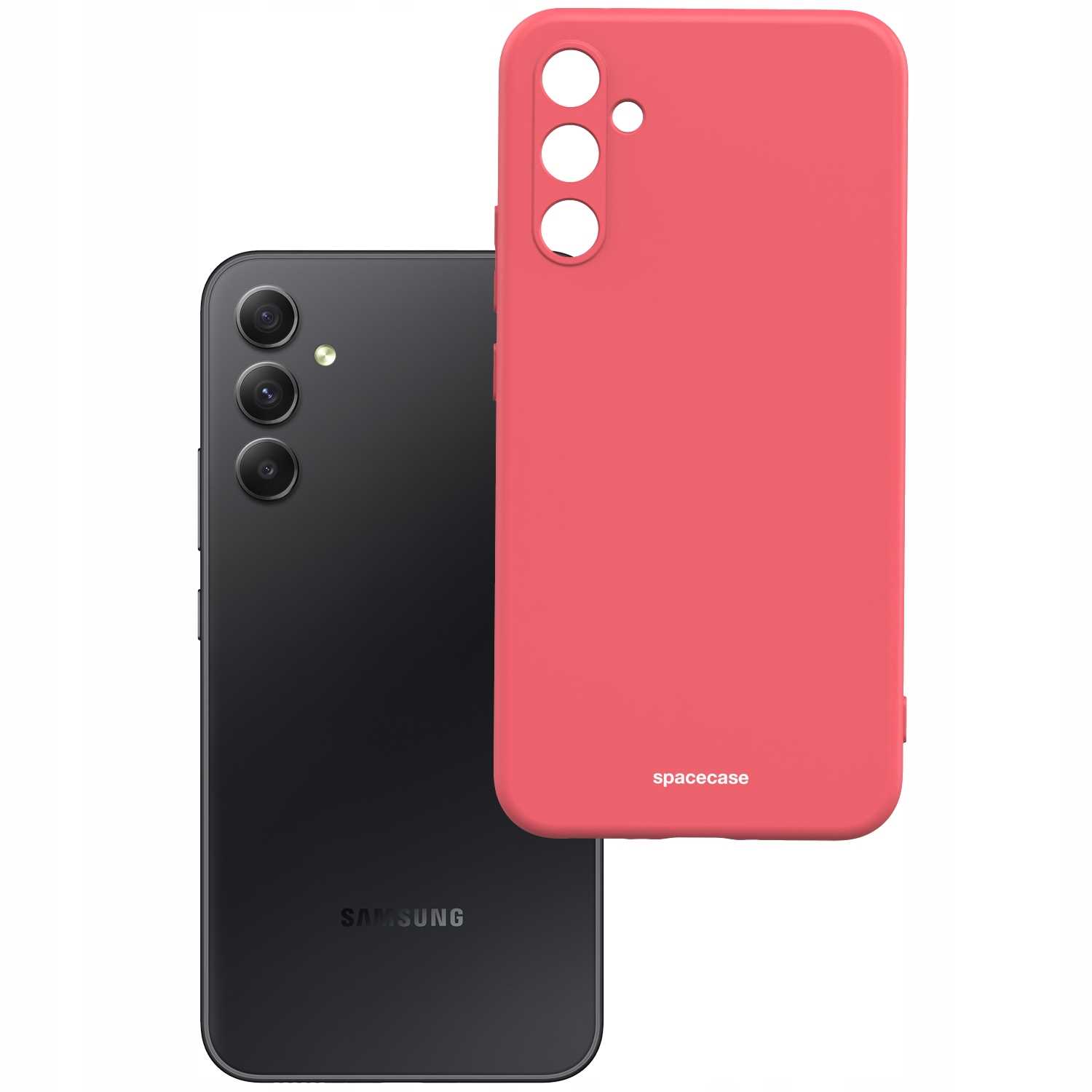 Spacecase Silicone Case Galaxy A34 5G Red