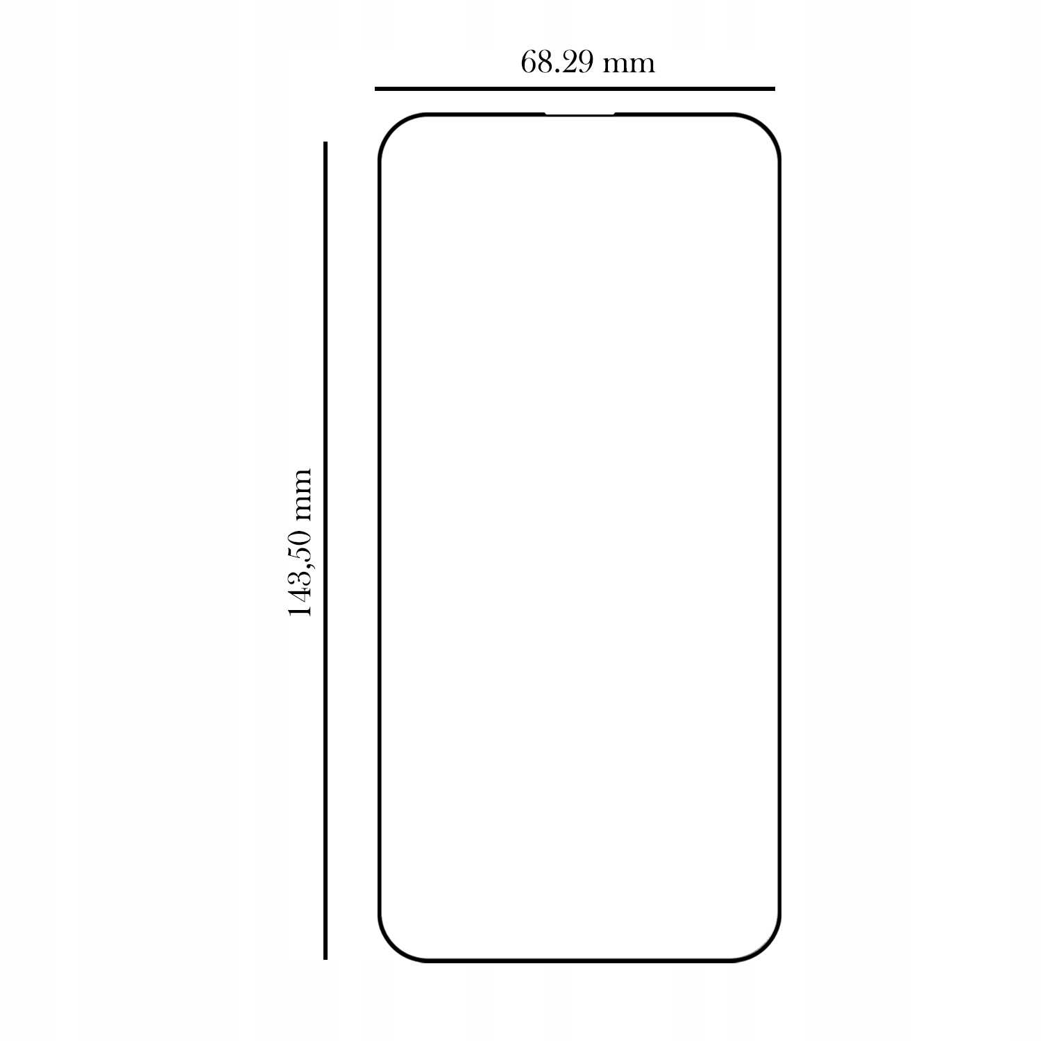 Spacecase Glass Full Cover Do Iphone 13/13 Pro/14/16E