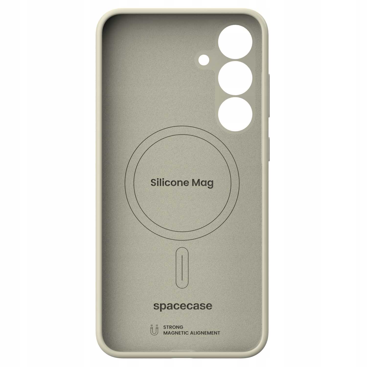 Spacecase Silicone Mag Galaxy S25+ beige