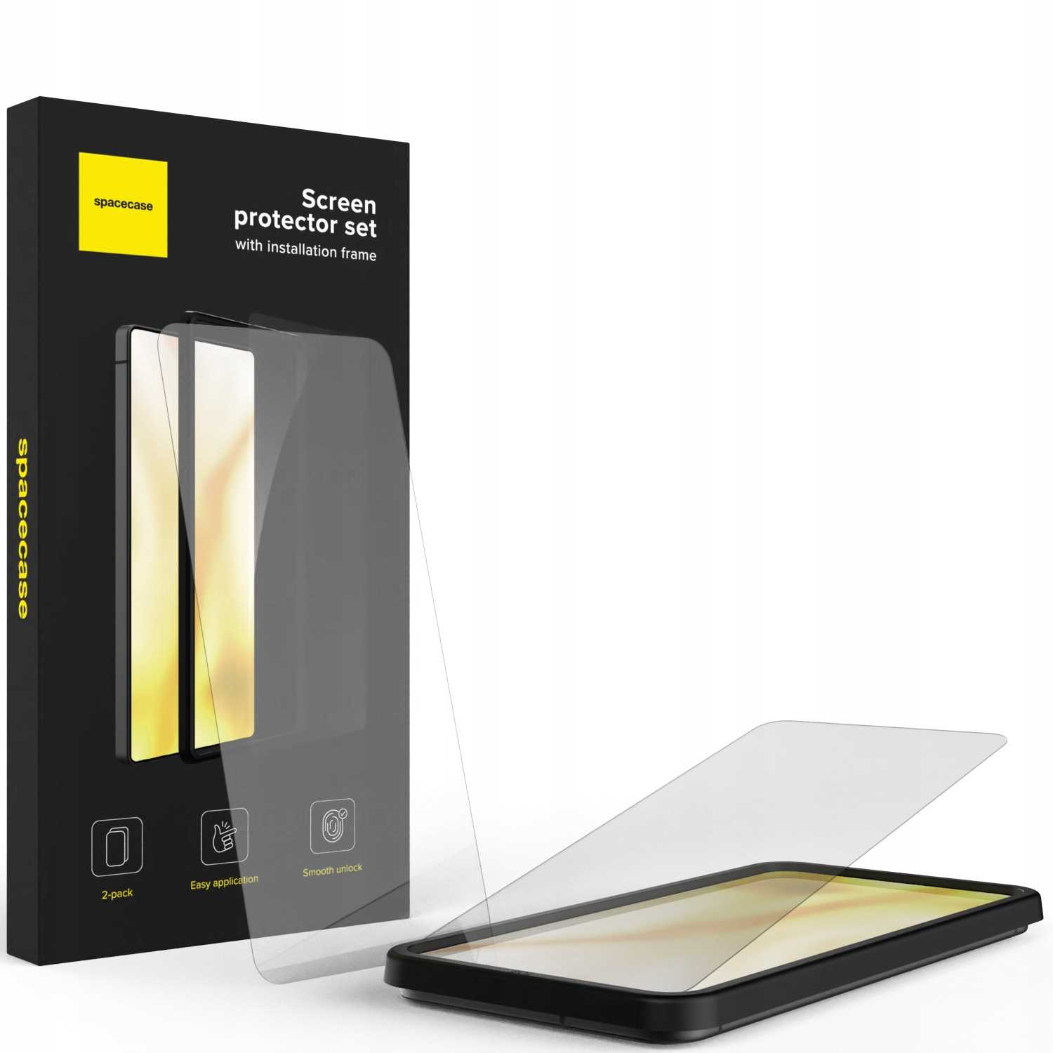 Spacecase Screen Protector Set Clear Galaxy S24/S25