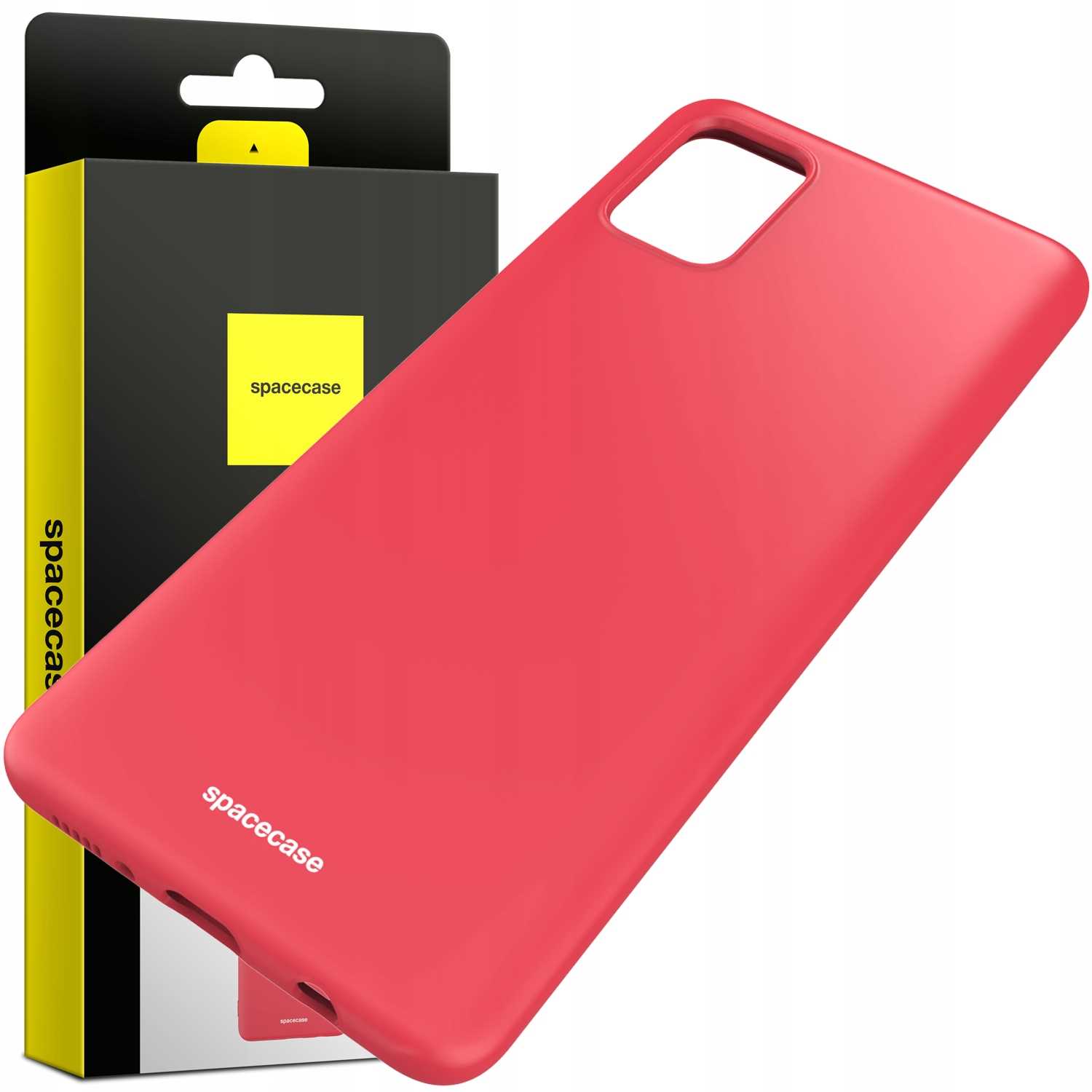 Spacecase Silicone Case Galaxy A71 red