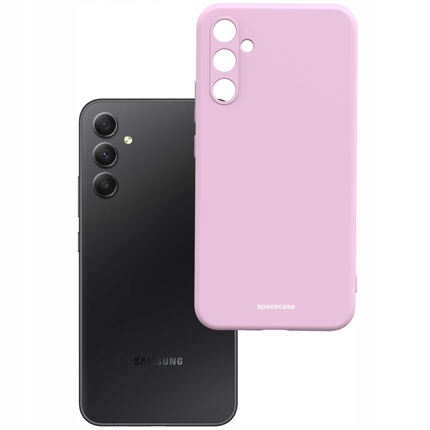 Spacecase Silicone Case Galaxy A34 5G lilac