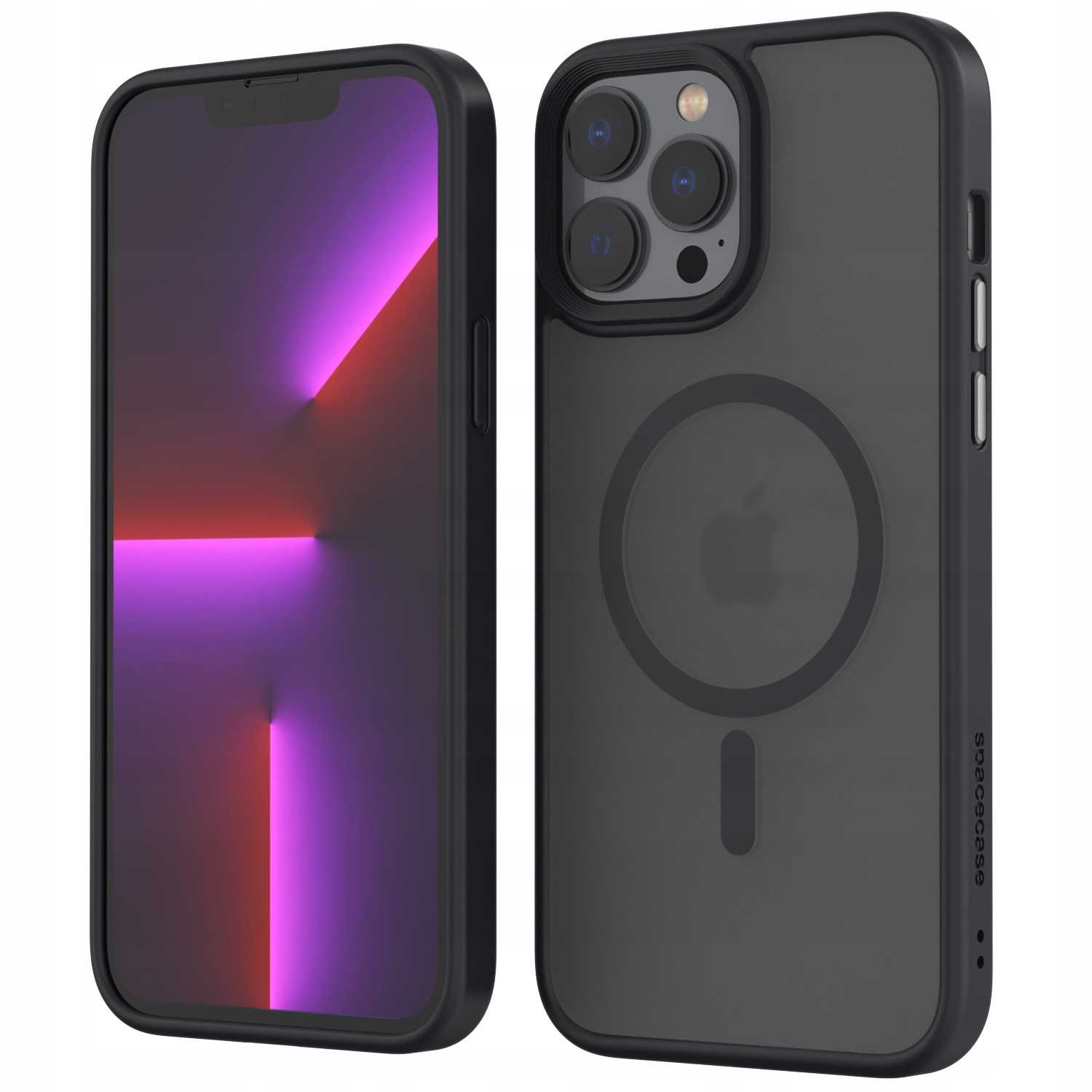 Spacecase Hybrid Mag Iphone 13 Pro Max Black