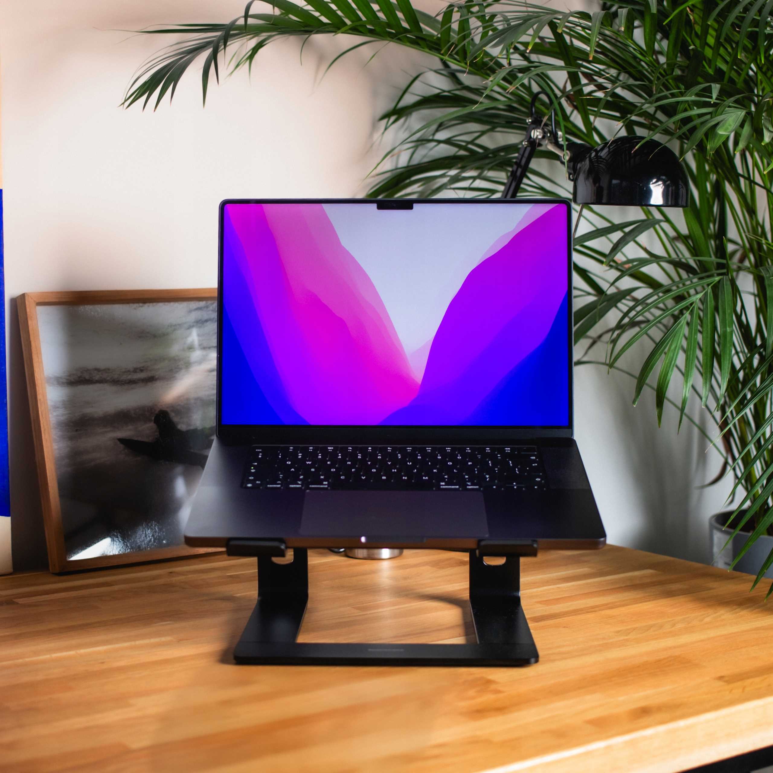 Spacecase Laptop aluminium stand black